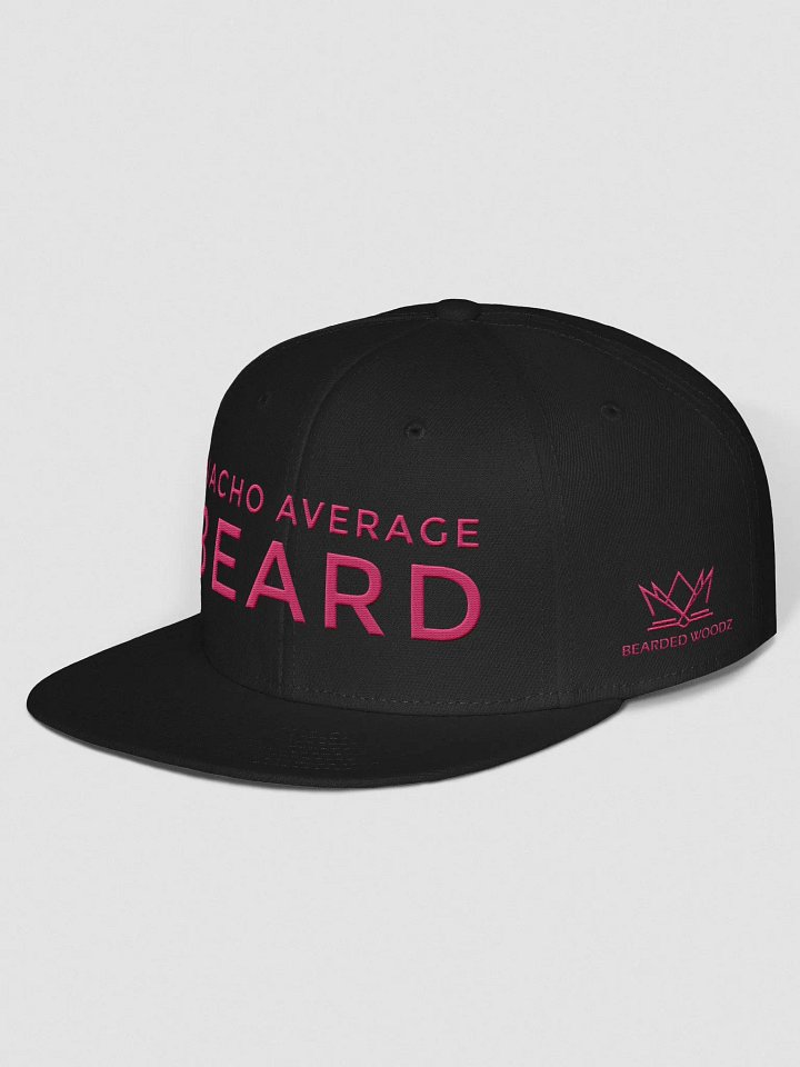 Nacho Average Beard Snapback Cap (Fight Cancer Edition) product image (2)