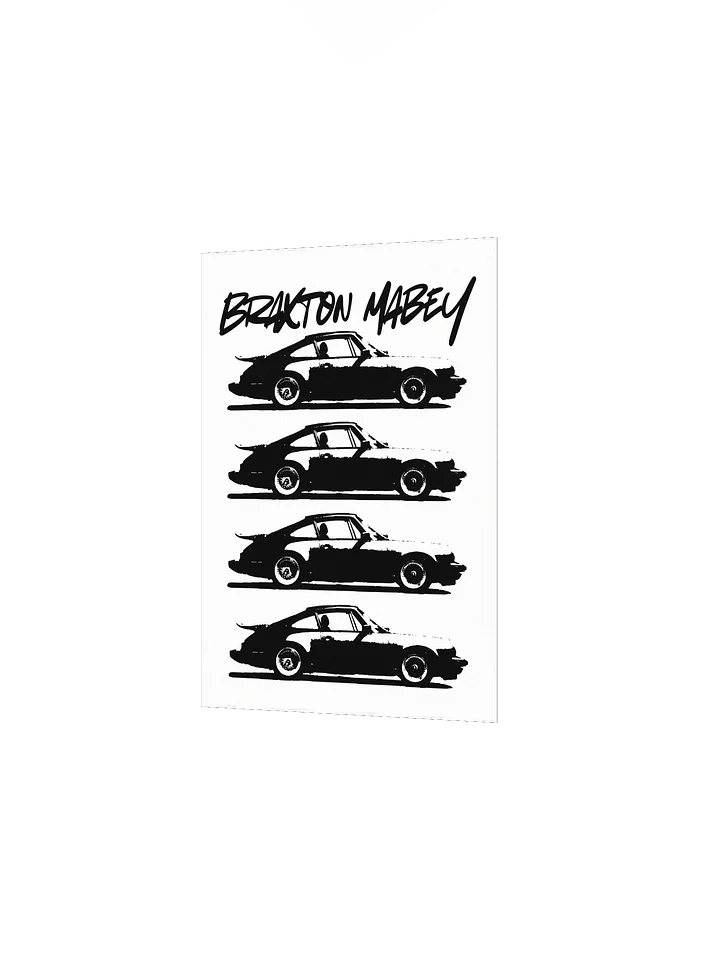 Sleek Silhouette Car Poster product image (2)