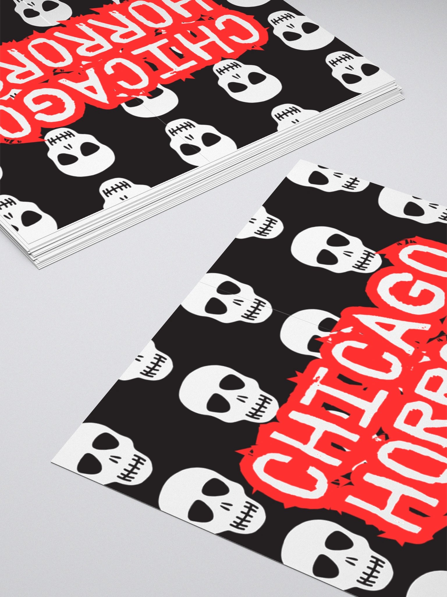 Chicago Horrors Skull Stickers product image (8)
