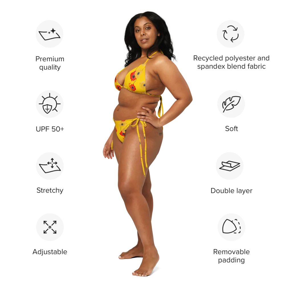 Sunburst Blooms String Bikini Set product image (12)