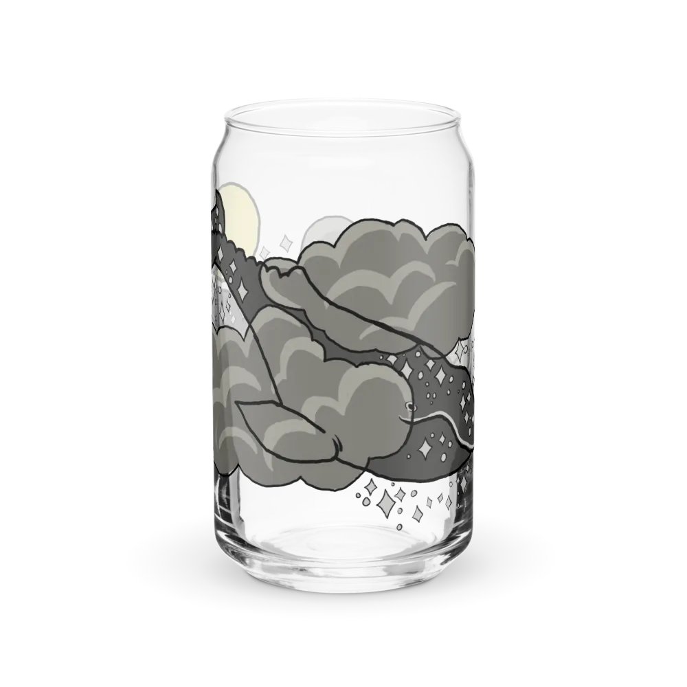starry gray whale night sky can-shaped glass product image (9)