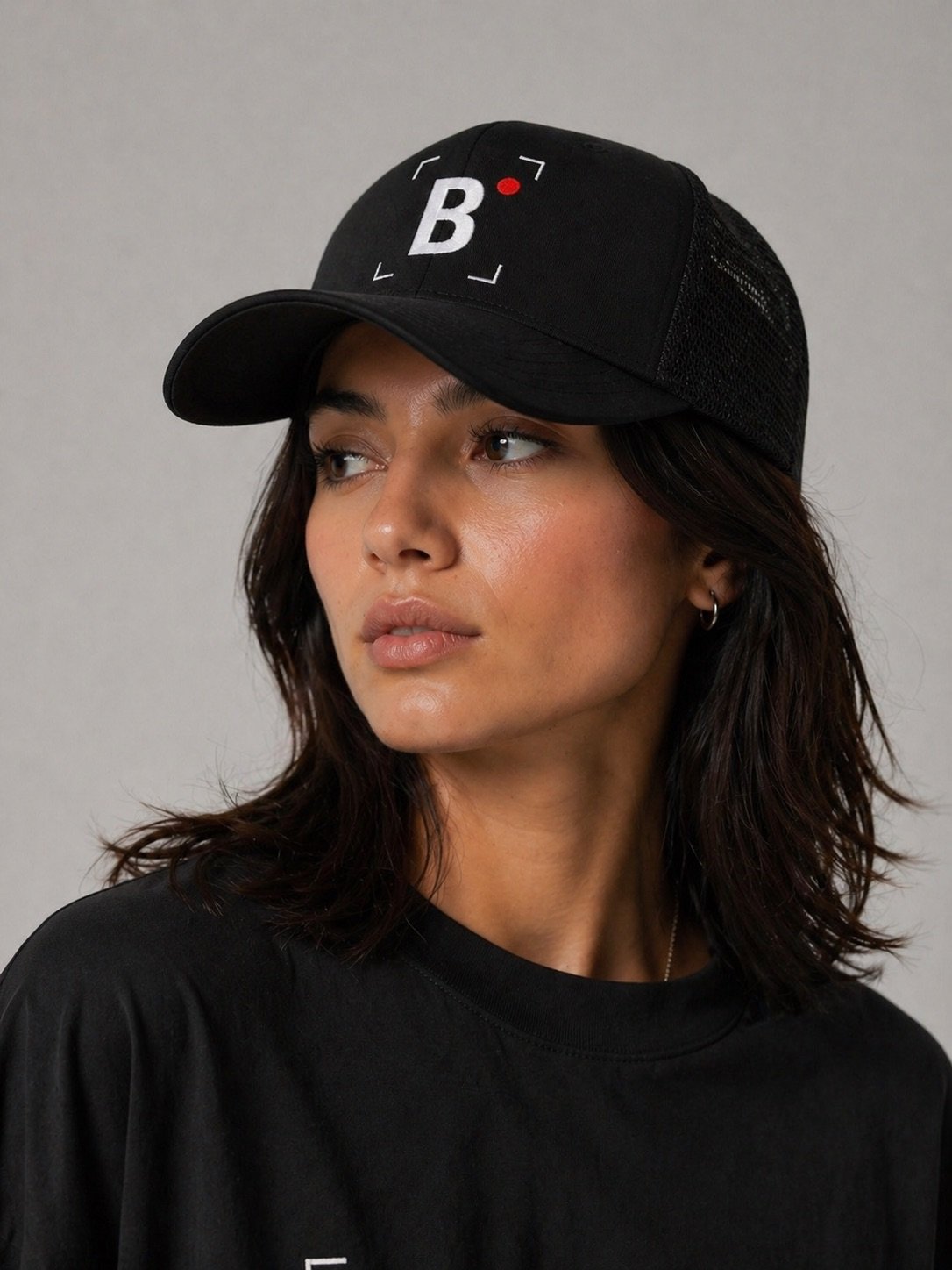 Trucker hat B Recording product image (4)