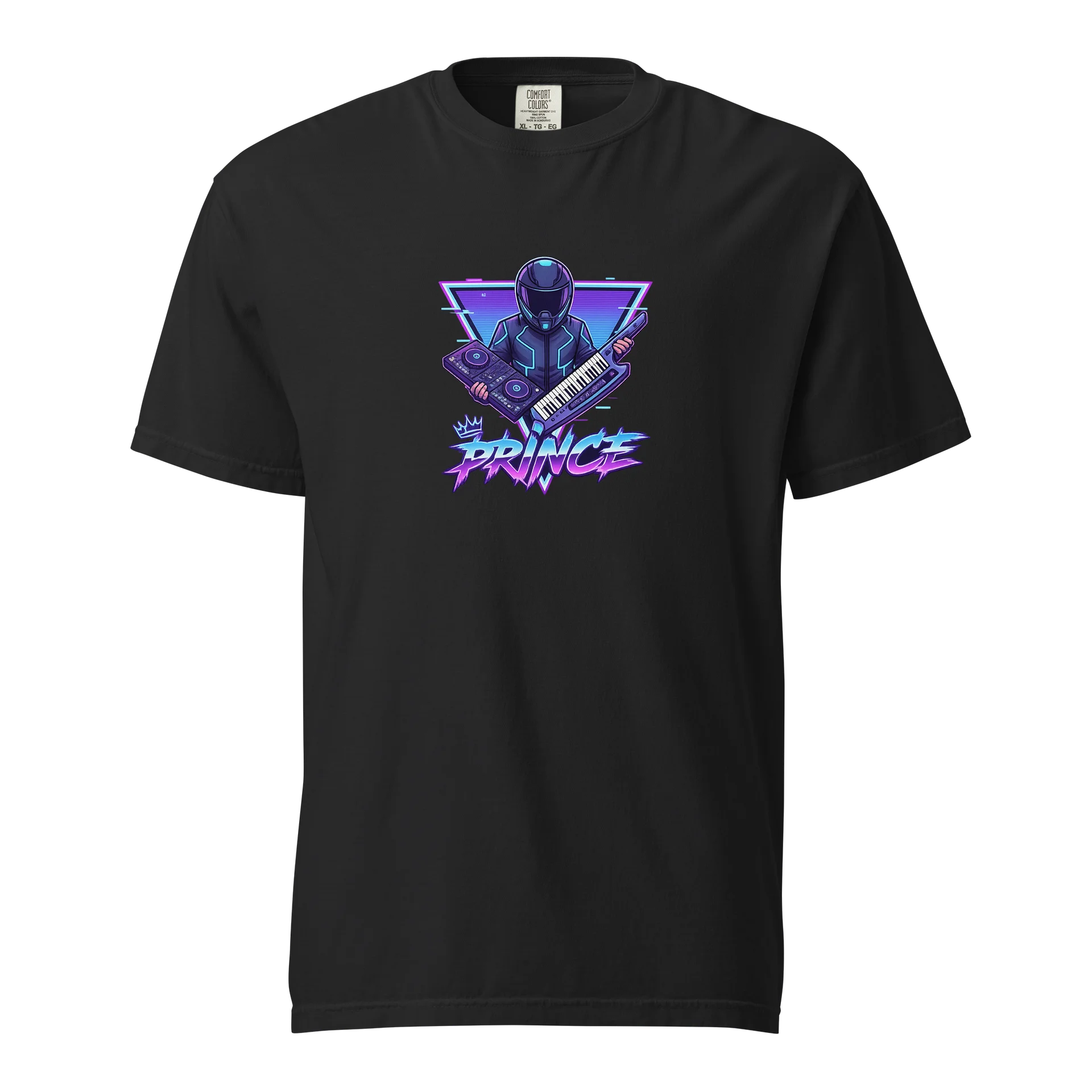 PRINCE Neon DJ Futuristic Graphic Tee product image (1)