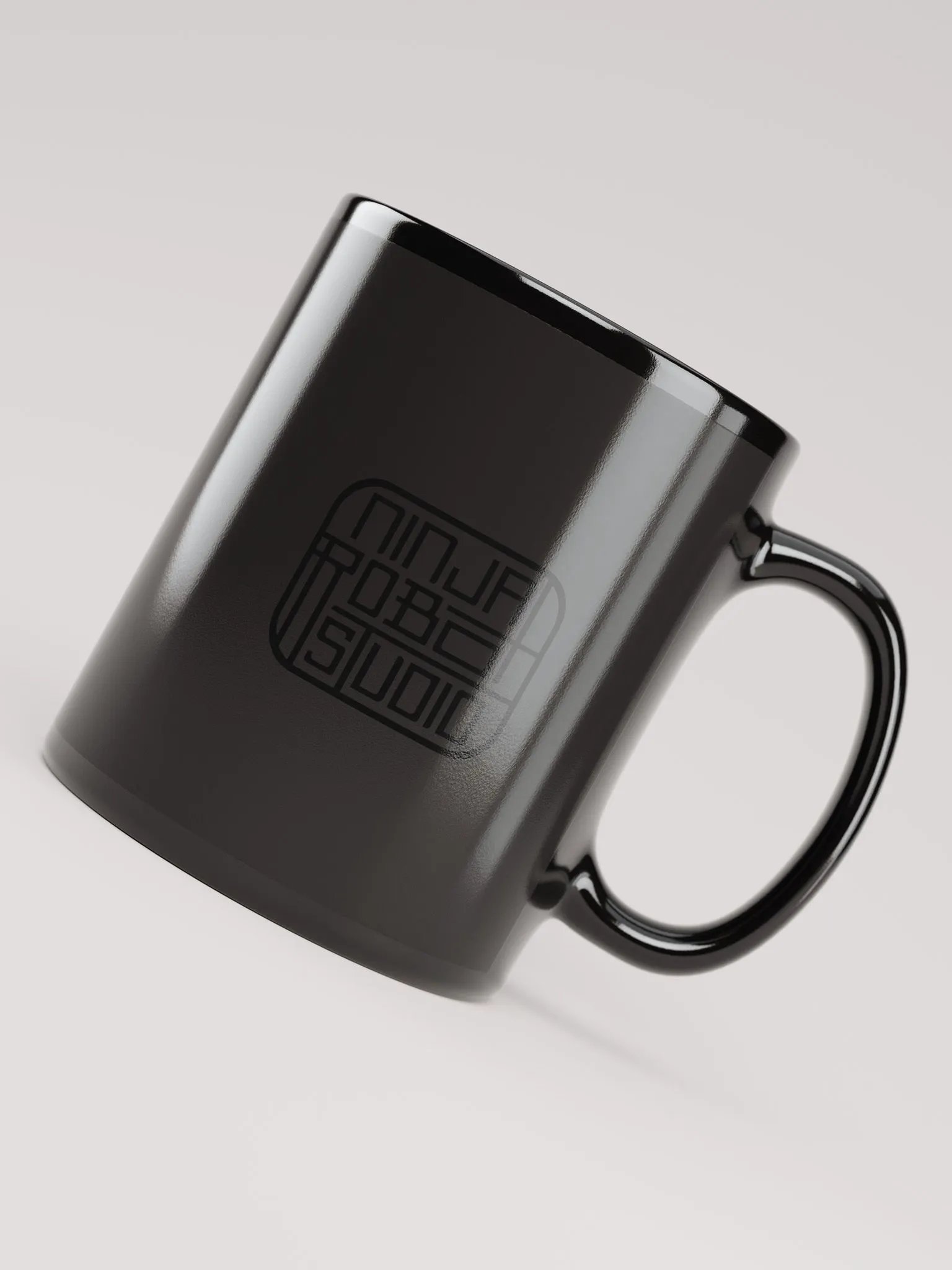 Ninja Robot Dark Logo Mug product image (4)