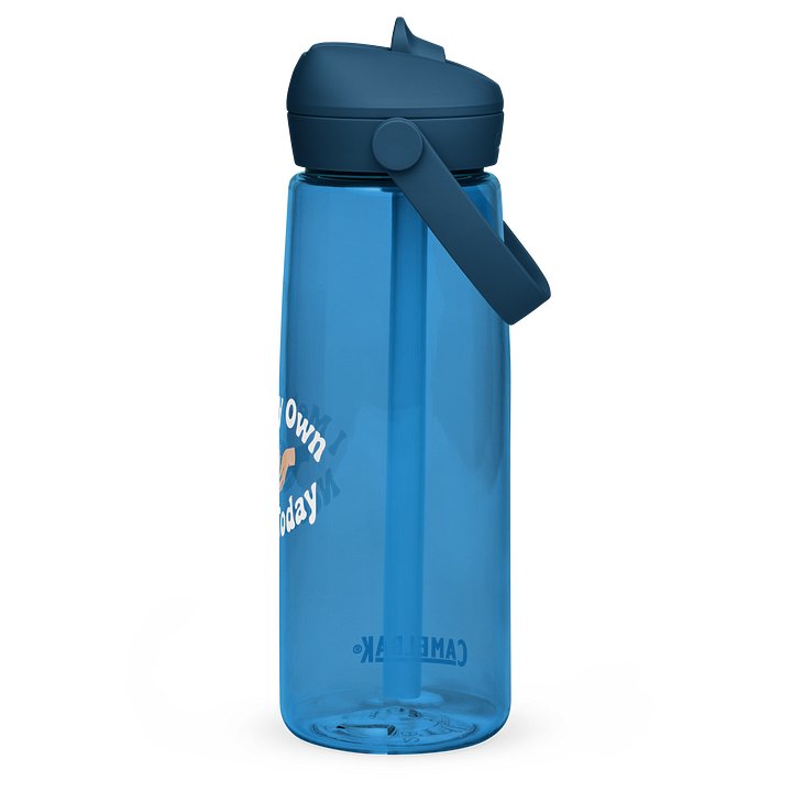 “I Met My Own Needs Today” Blue Water Bottle product image (2)