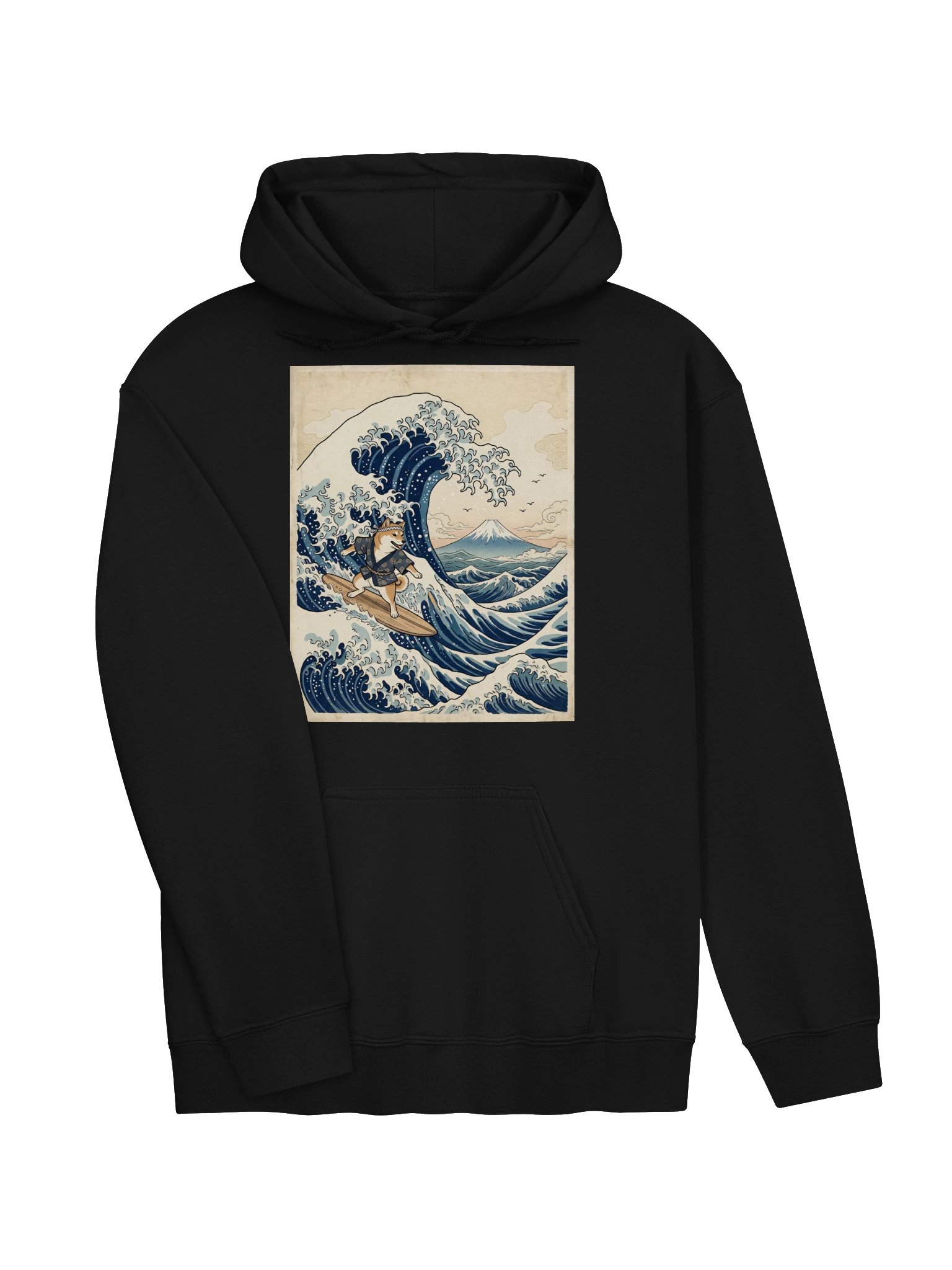 Great Wave Shiba Hoodie product image (17)