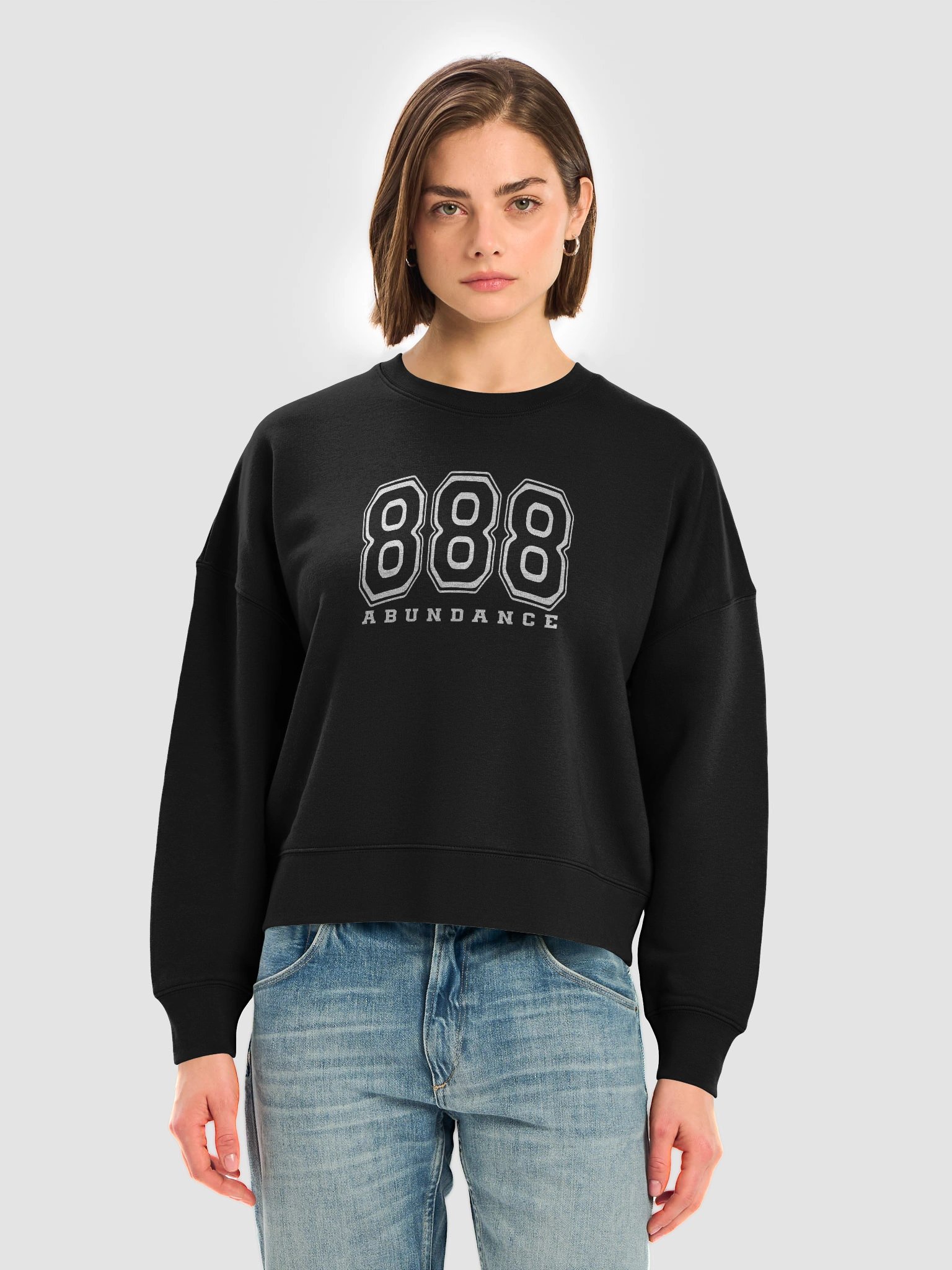 ABUNDANCE 888 — Women's Graphic Crewneck Sweatshirt product image (14)
