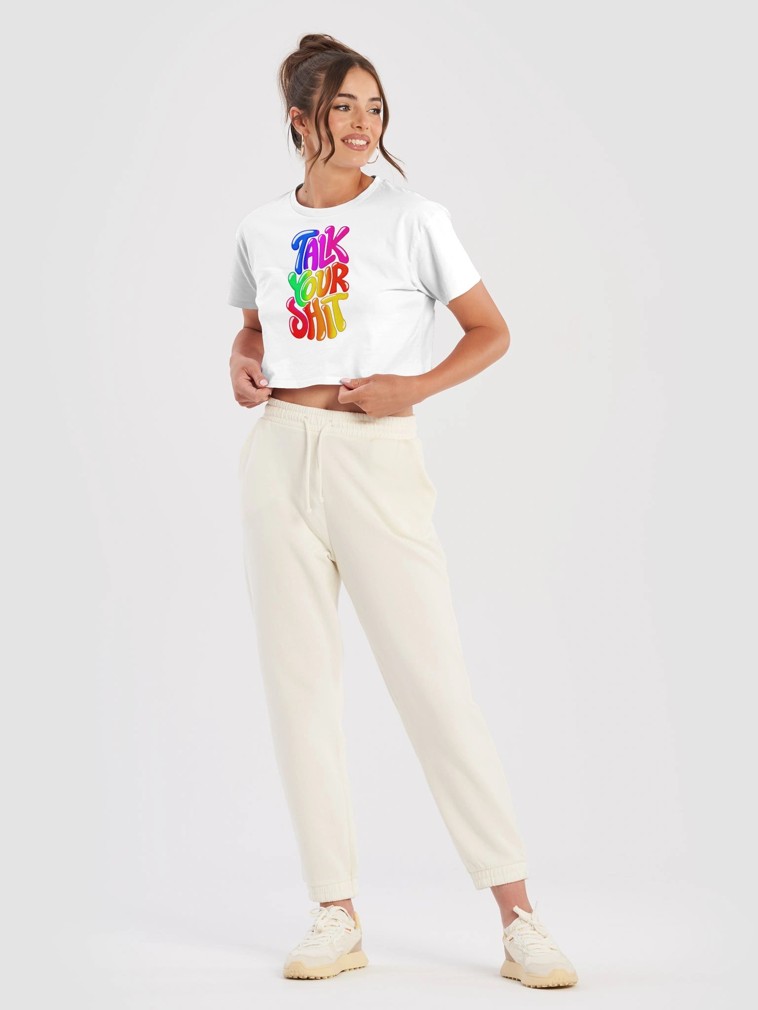 Atlanta Pride Edition Talk Your Shit Crop Tee product image (3)