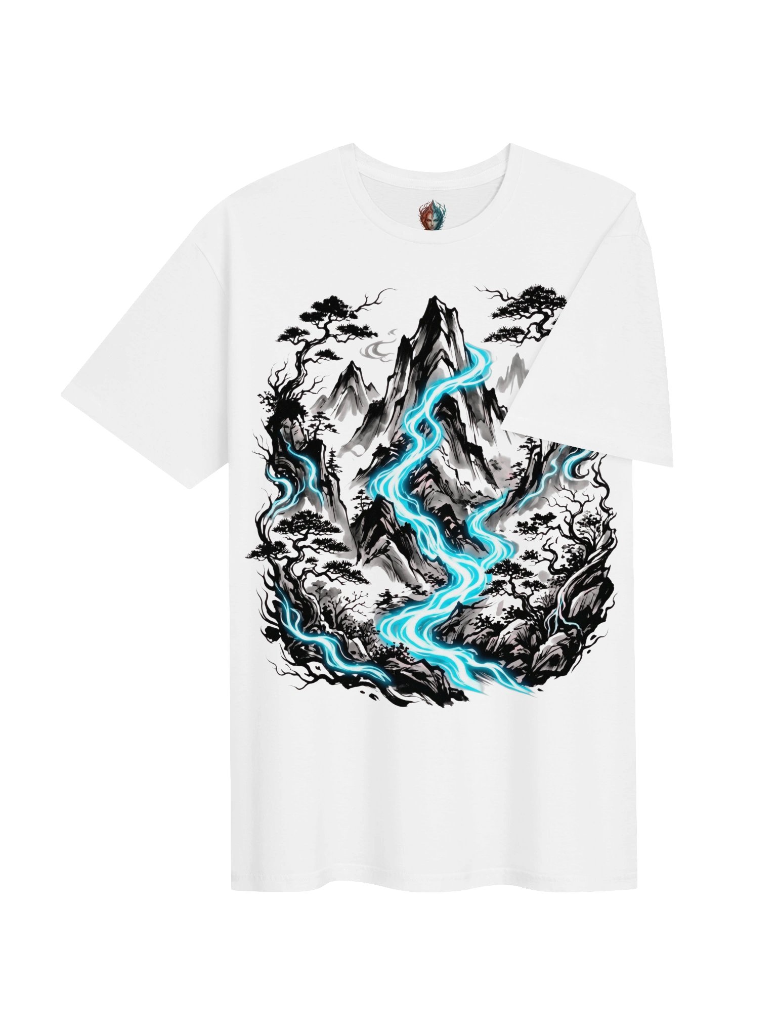 Psionic Current | Japanese Ink Fantasy Landscape product image (4)