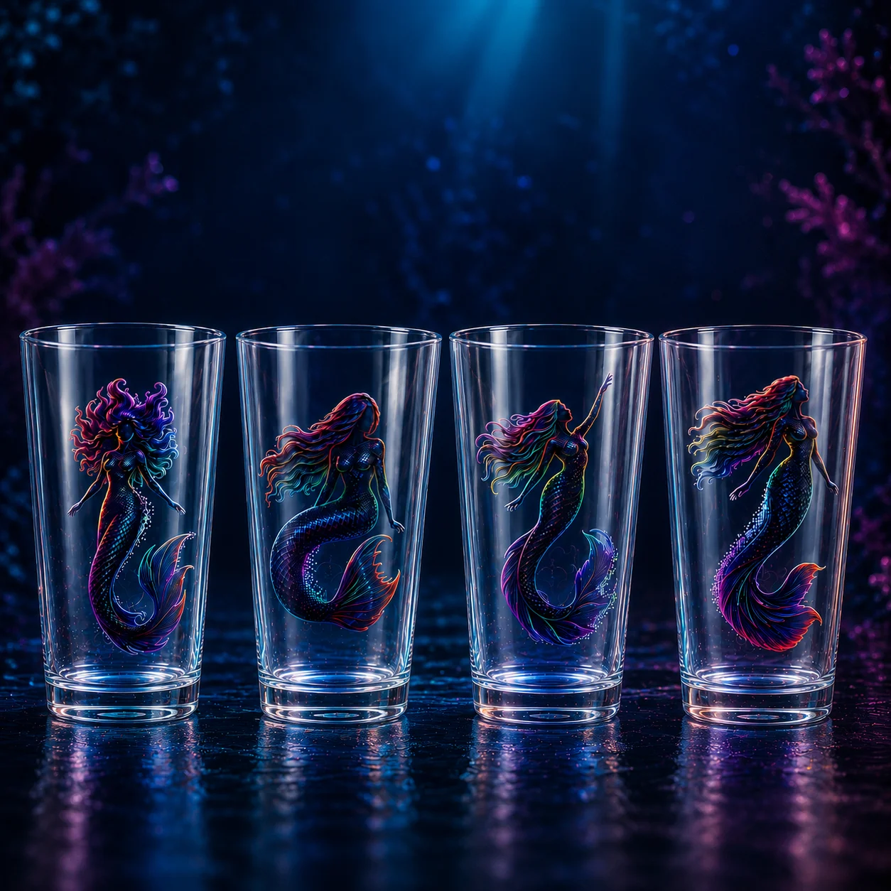 The Mythos Collection: Multicolor Pint Glass Set — Set of 4 product image (1)