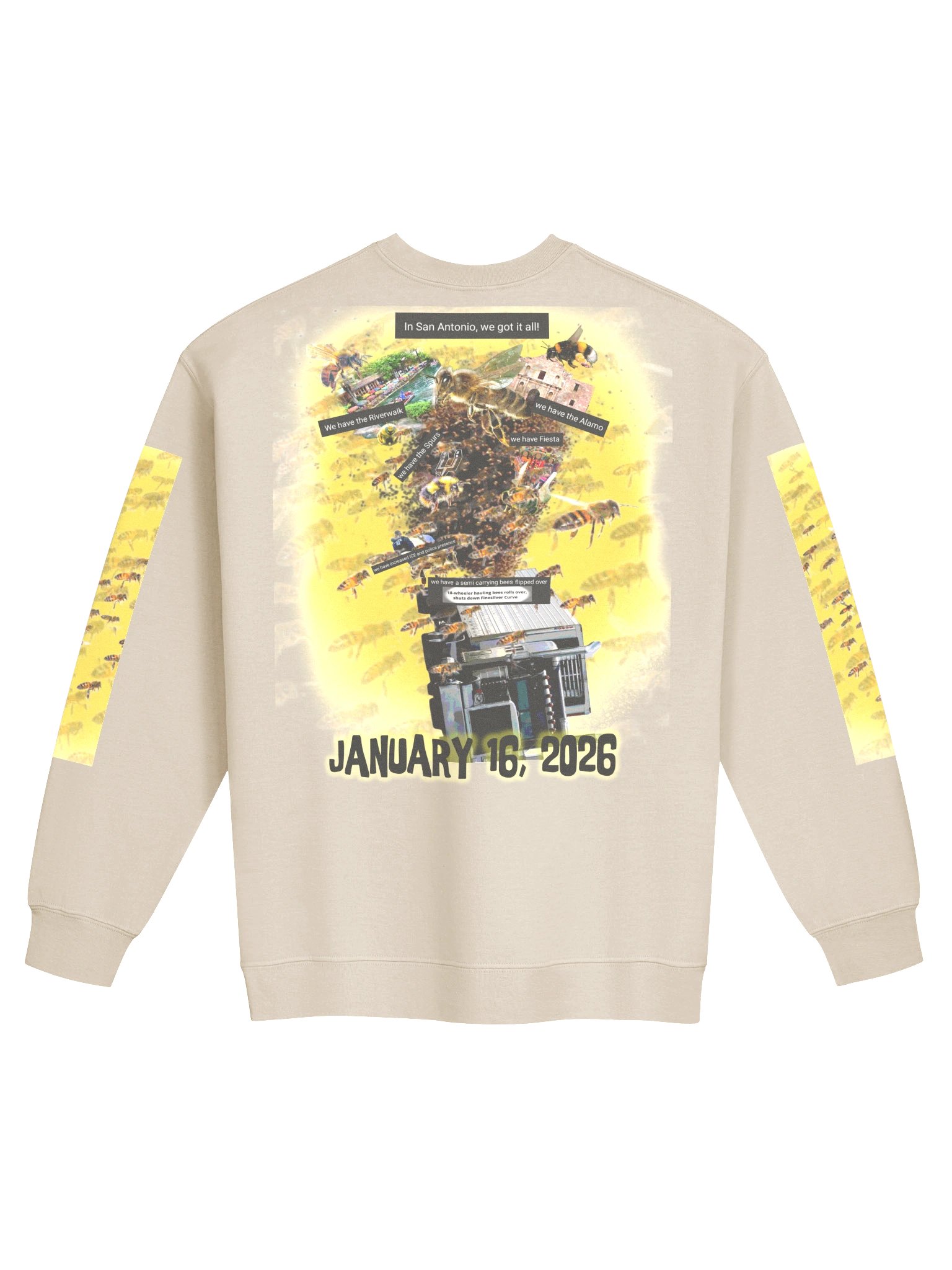 A TRUCK OF BEES ??? SWEATSHIRT (w/ SLEEVES) product image (10)