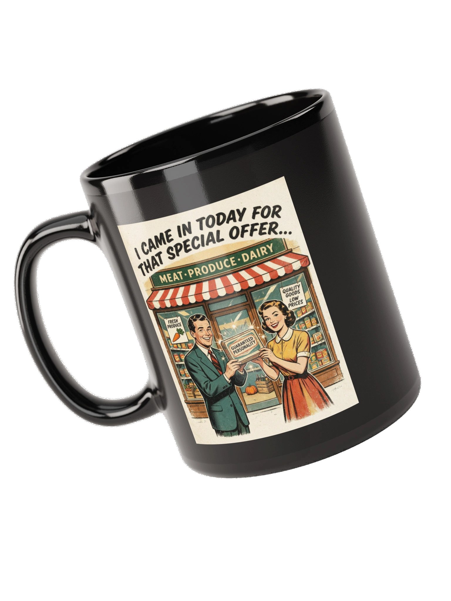 Guaranteed Personality Vintage Grocery Mug product image (9)