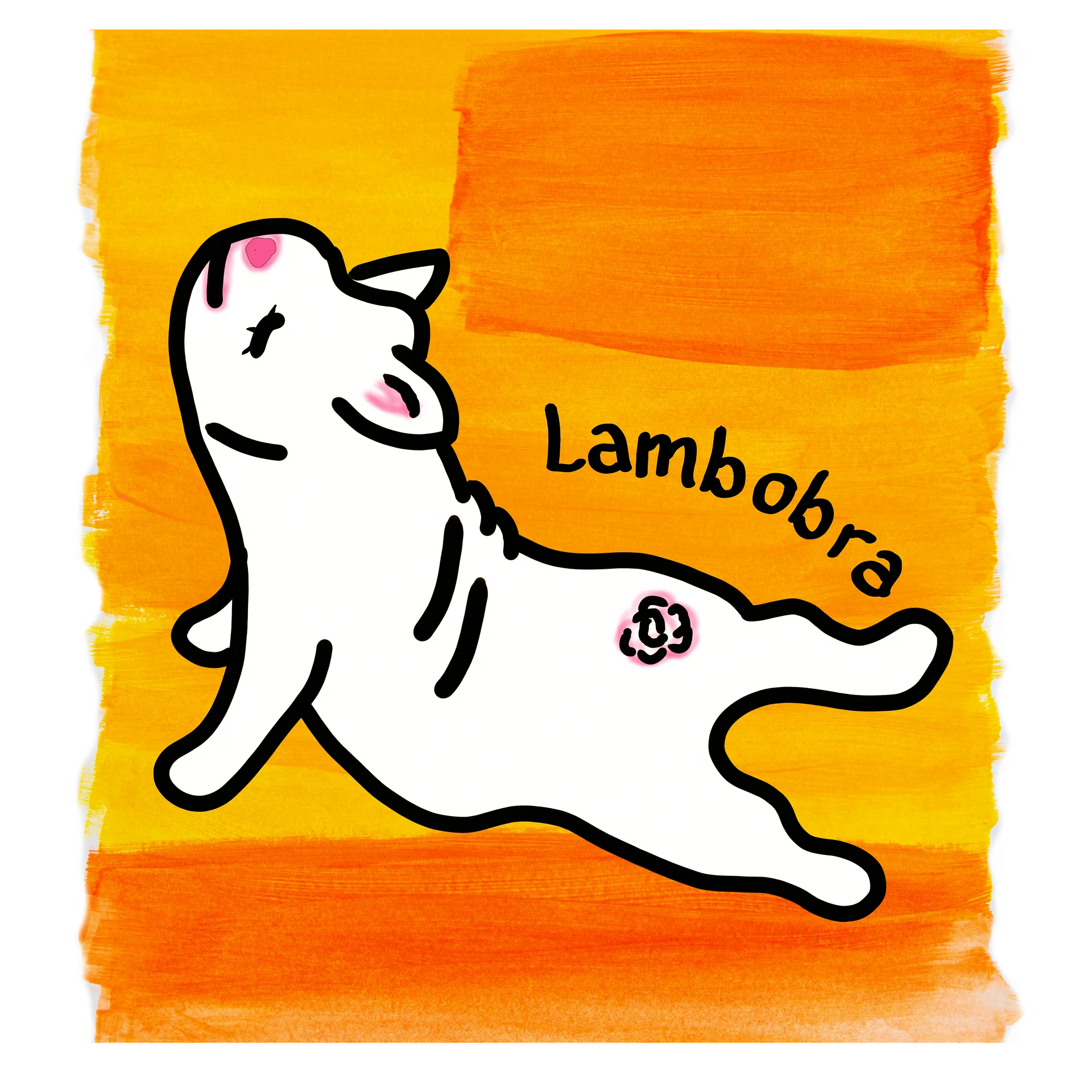 Lambobra Orange (Unisex Tee) product image (2)