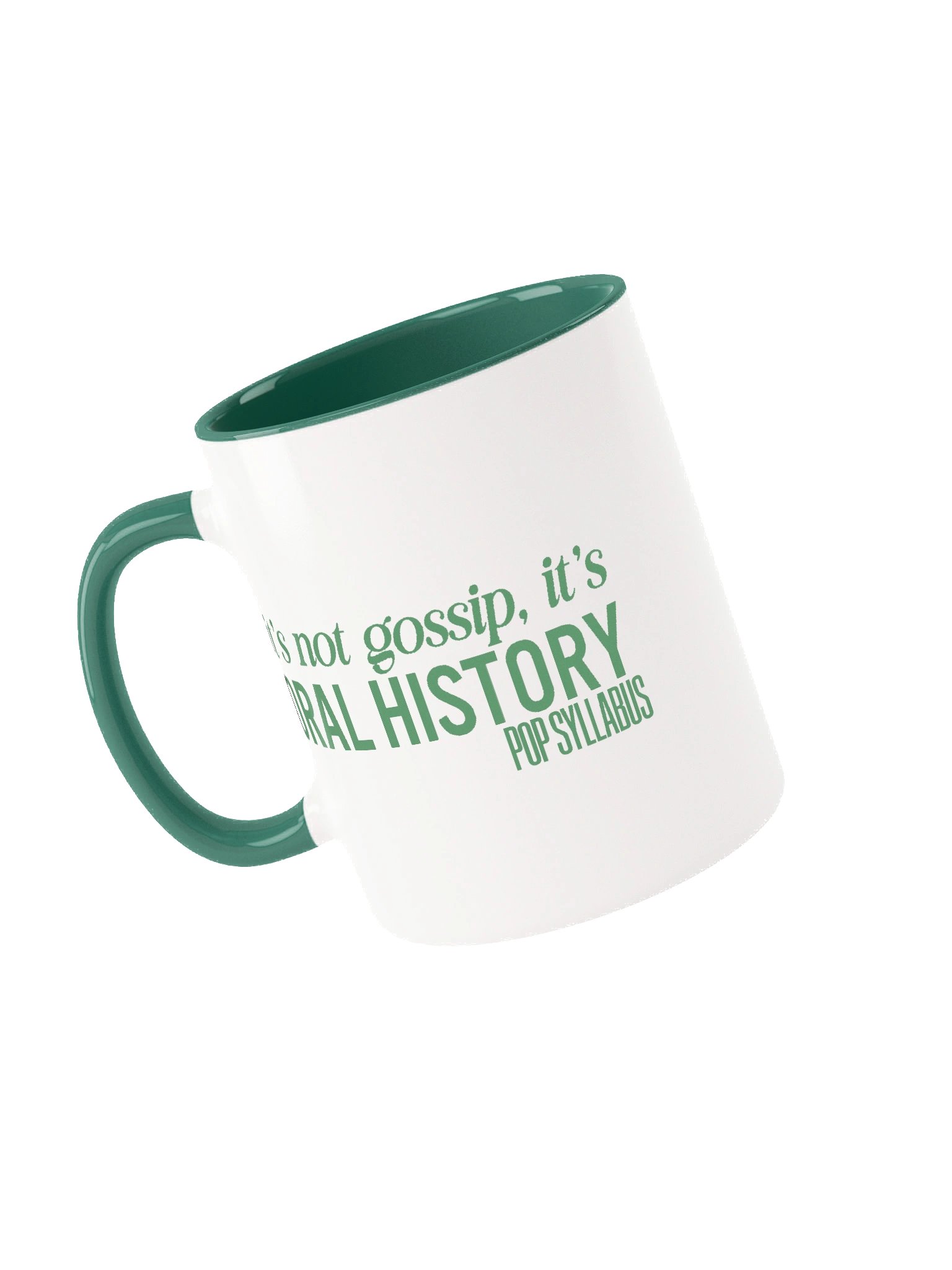 Oral History Mug Green product image (3)