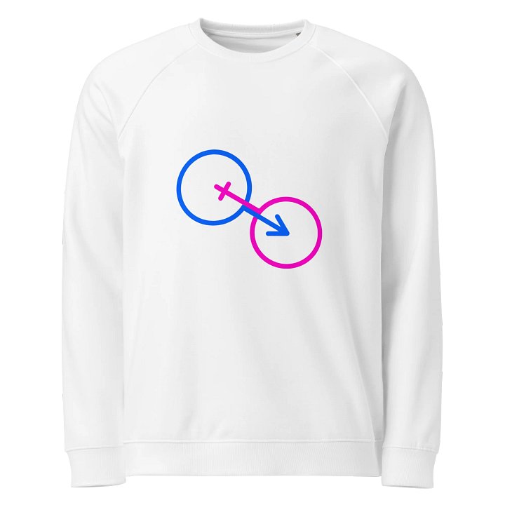 Normal Gender Symbols Unity Organic Sweatshirt product image (1)