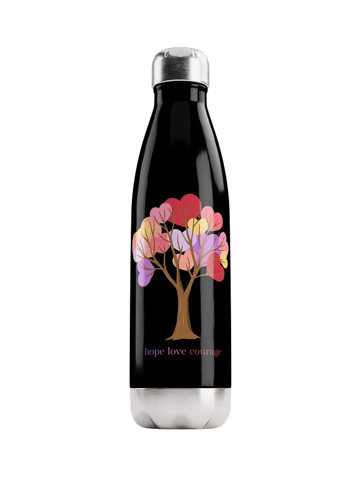 'Hope love courage' stainless steel bottle product image (1)