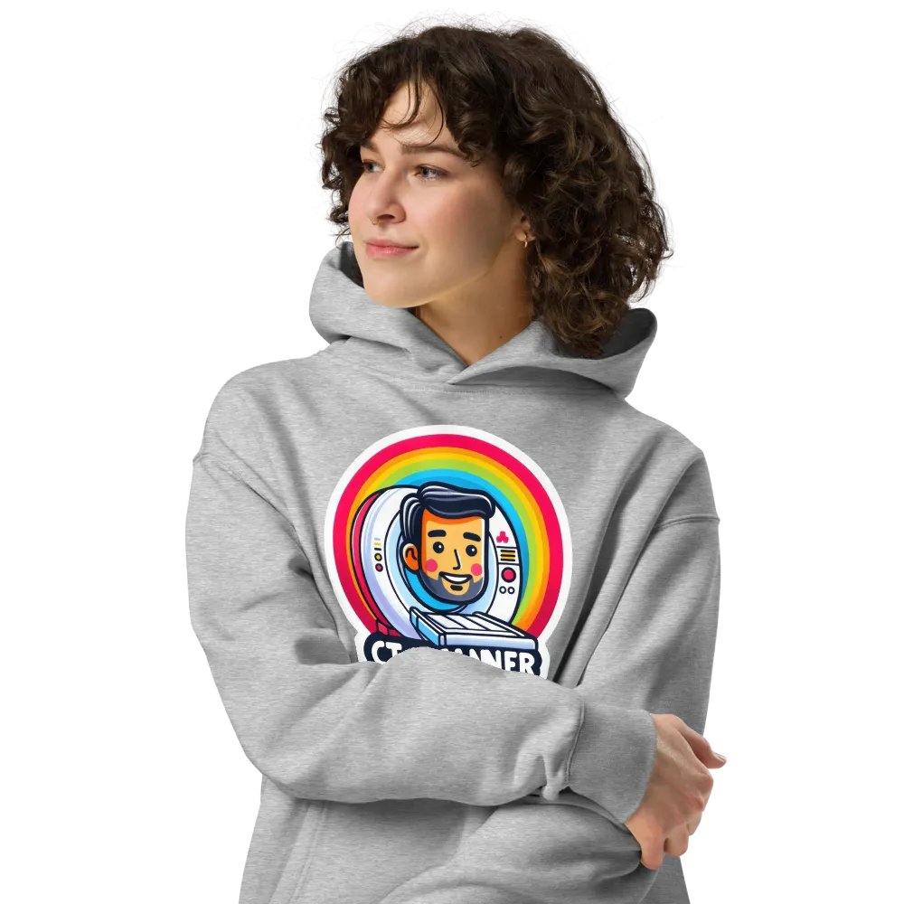 Rainbow CT Xcanner Unisex Oversized Hoodie product image (34)