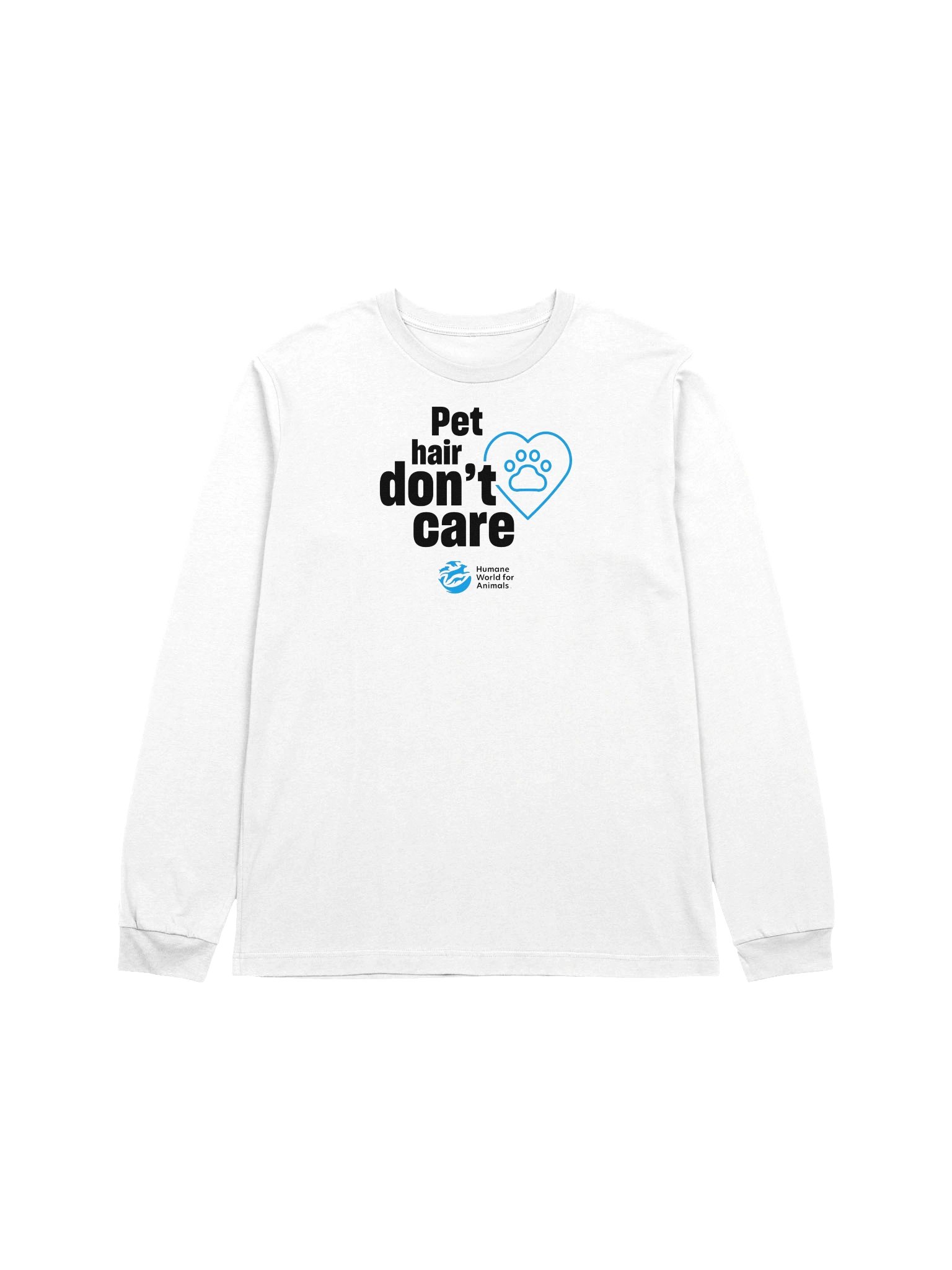 Pet hair don't care - Long sleeve tee product image (1)