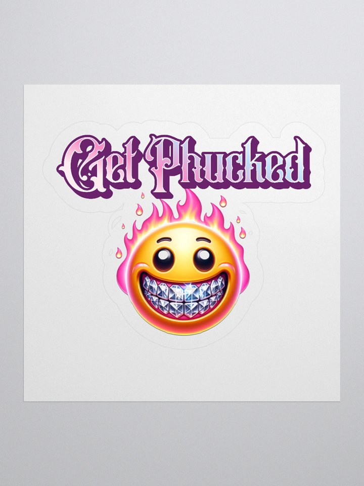 Get Phucked Kiss Cut Stickers product image (2)