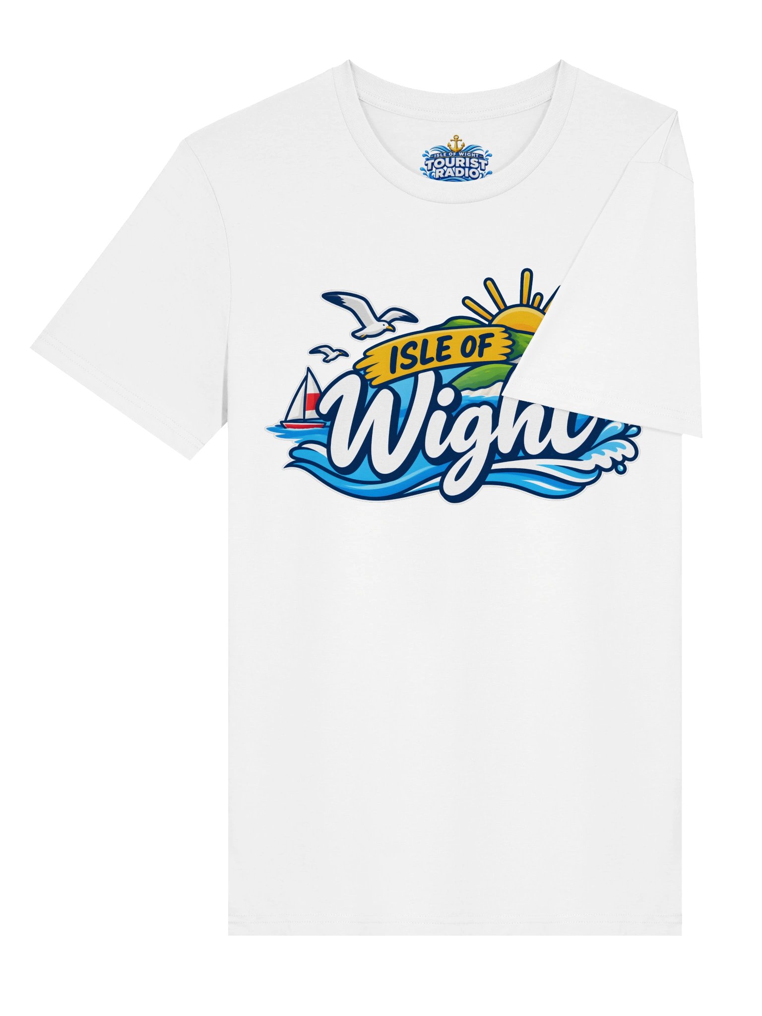 Isle of Wight Scenic Unisex Organic T-Shirt product image (4)