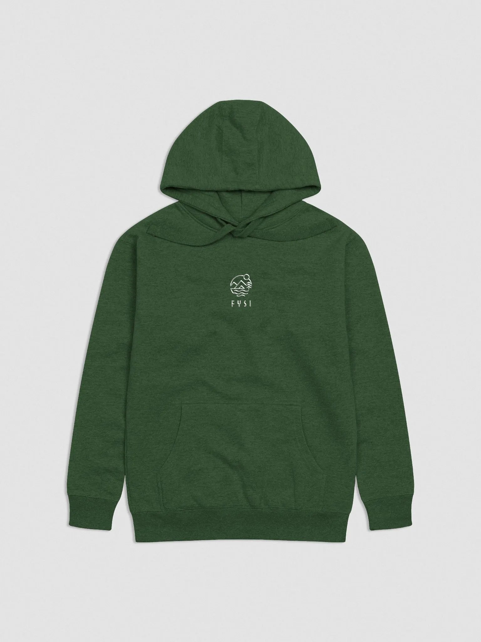 Embroidery fleece hoodie product image (1)