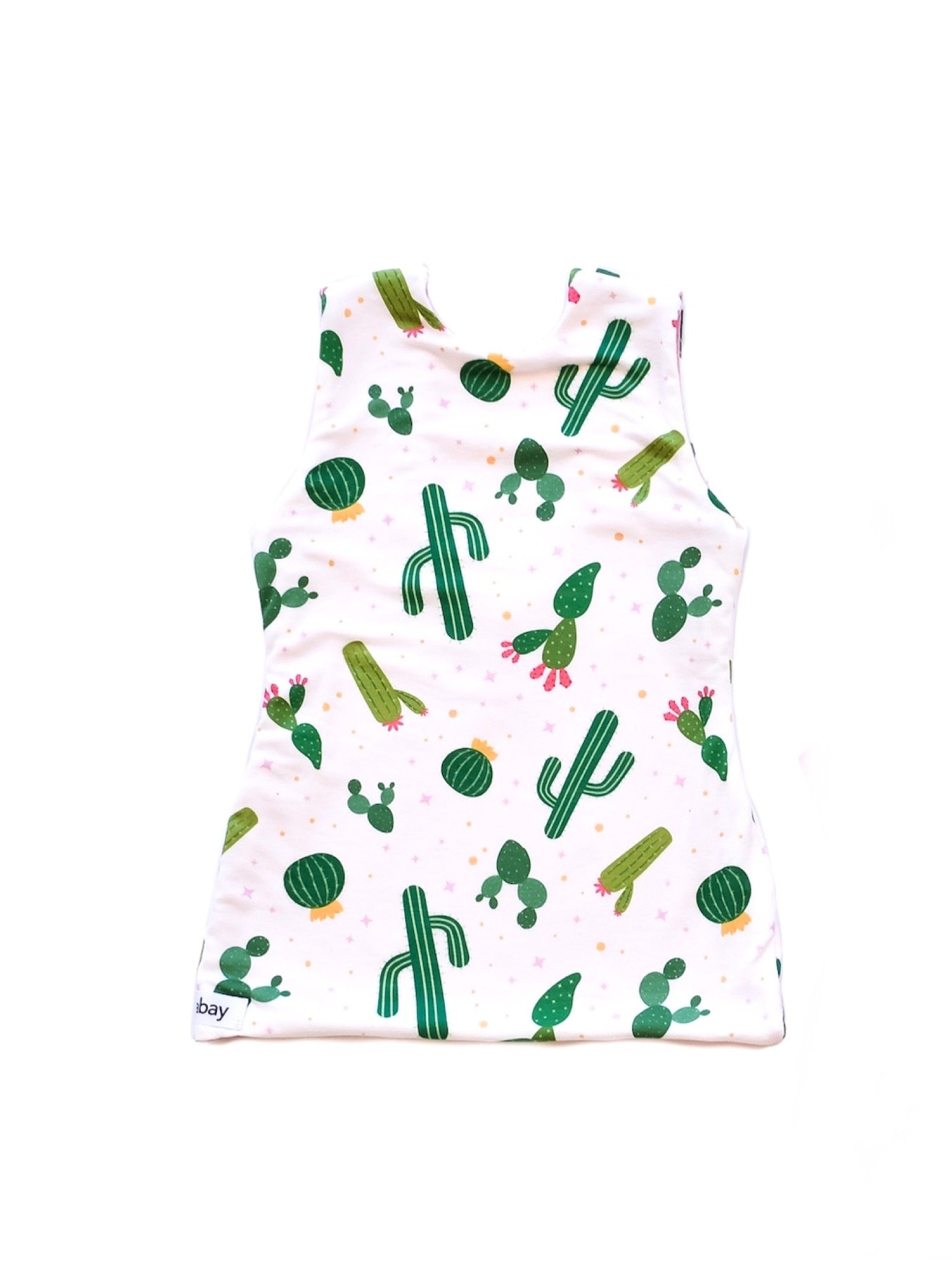 Cactus & Pink Reversible Fitted Top product image (2)