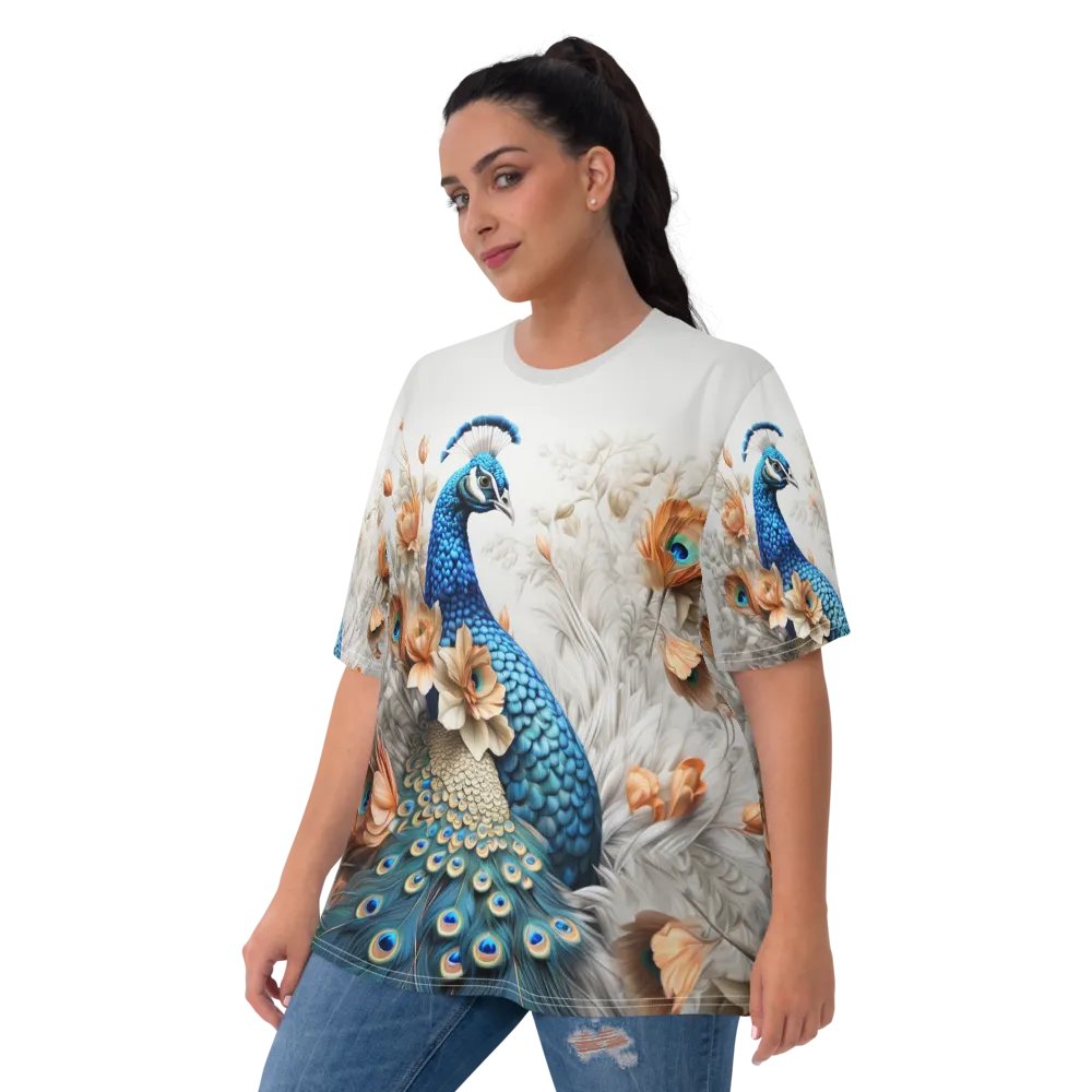 Realistic Peacock T shirt product image (7)