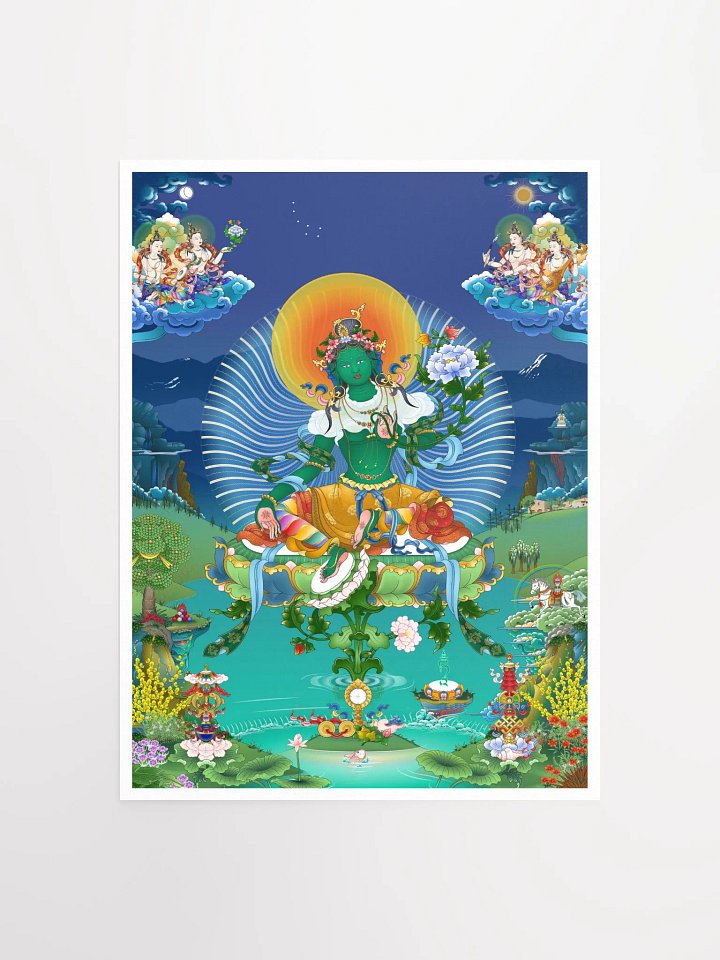 Green Tara in Tushita poster product image (1)