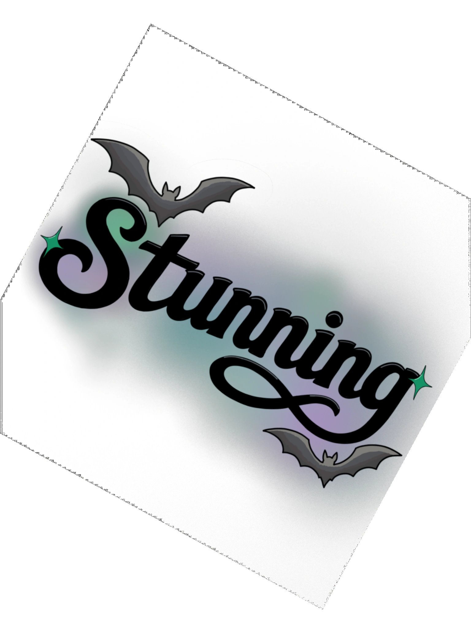 Stunning - Black Text Sticker product image (2)