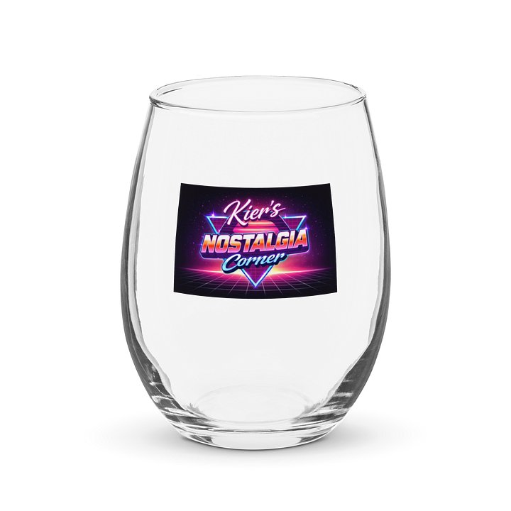 KNC "Vaporwave Vibes" wine glass product image (1)