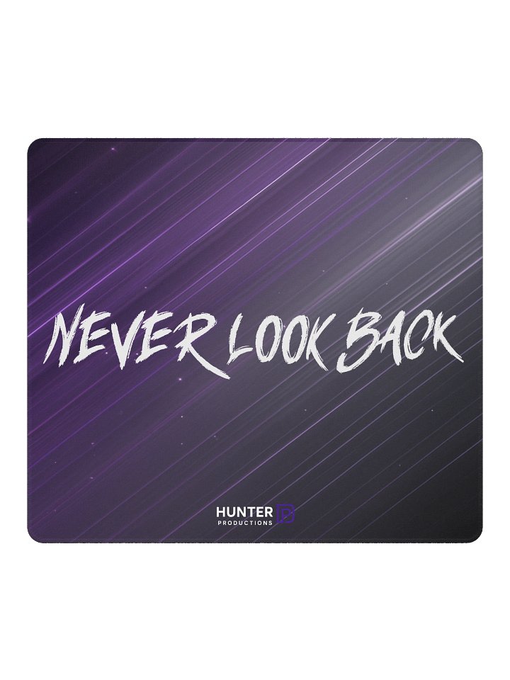 NEVER LOOK BACK Premium Gaming Mouse Pad product image (3)