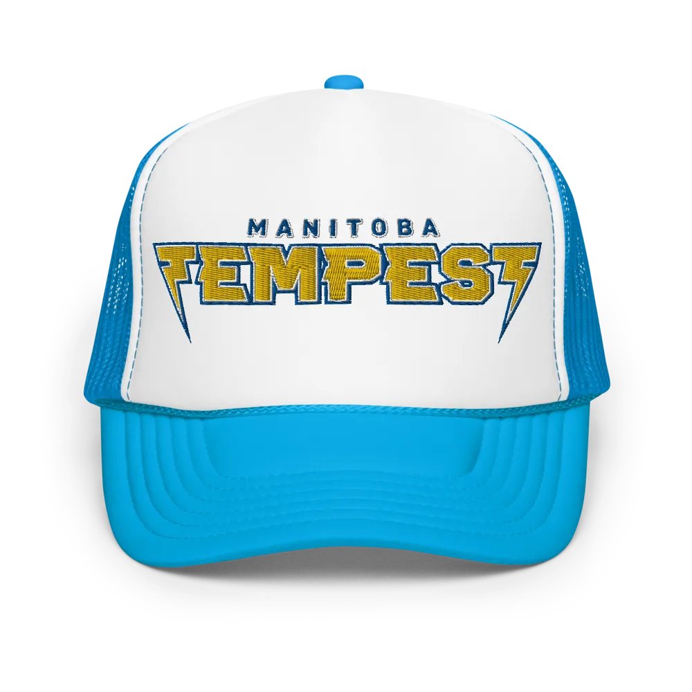 Tempest Dodgeball Club Foam Trucker Hat (Golden) product image (2)