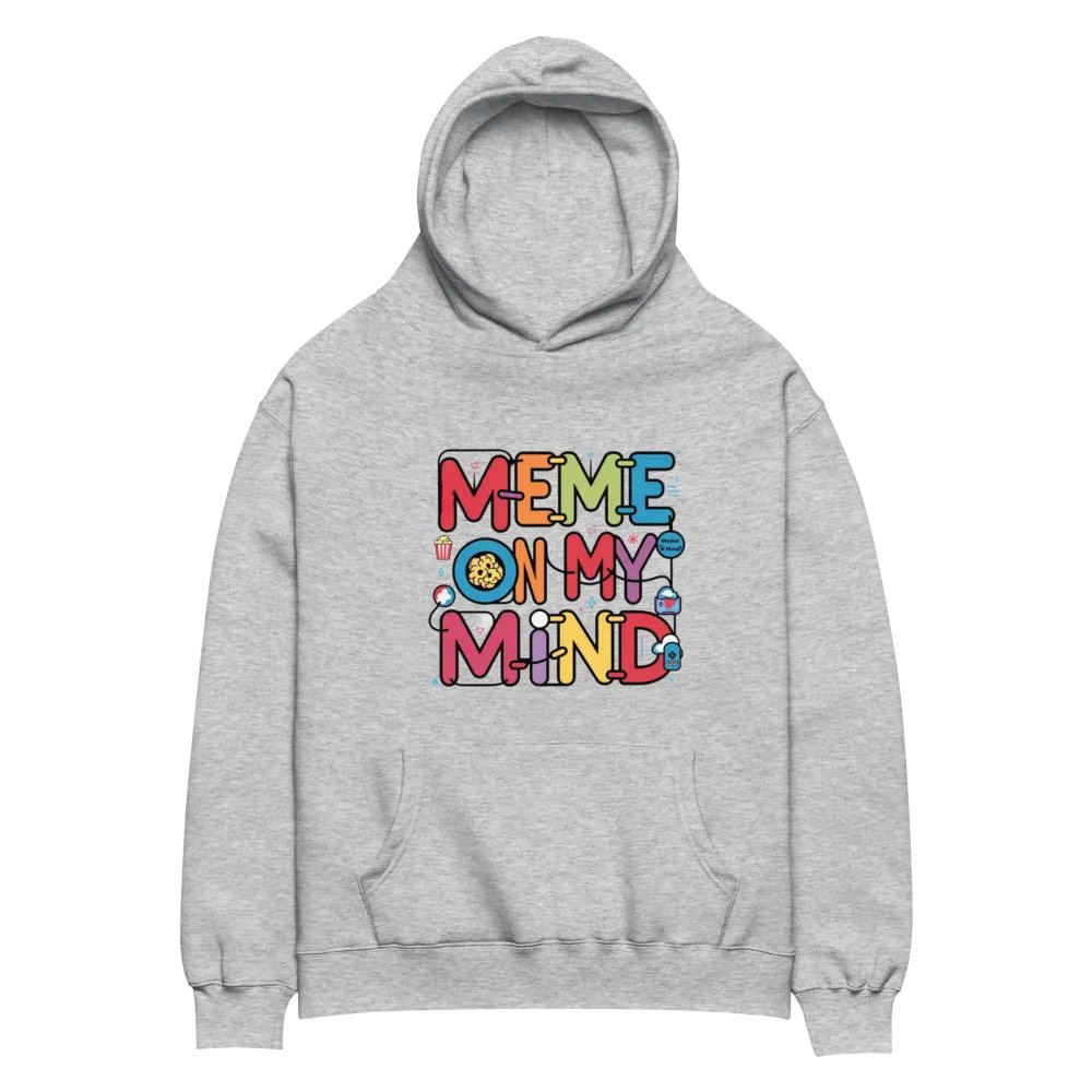 Meme On My Mind Oversized Hoodie product image (32)