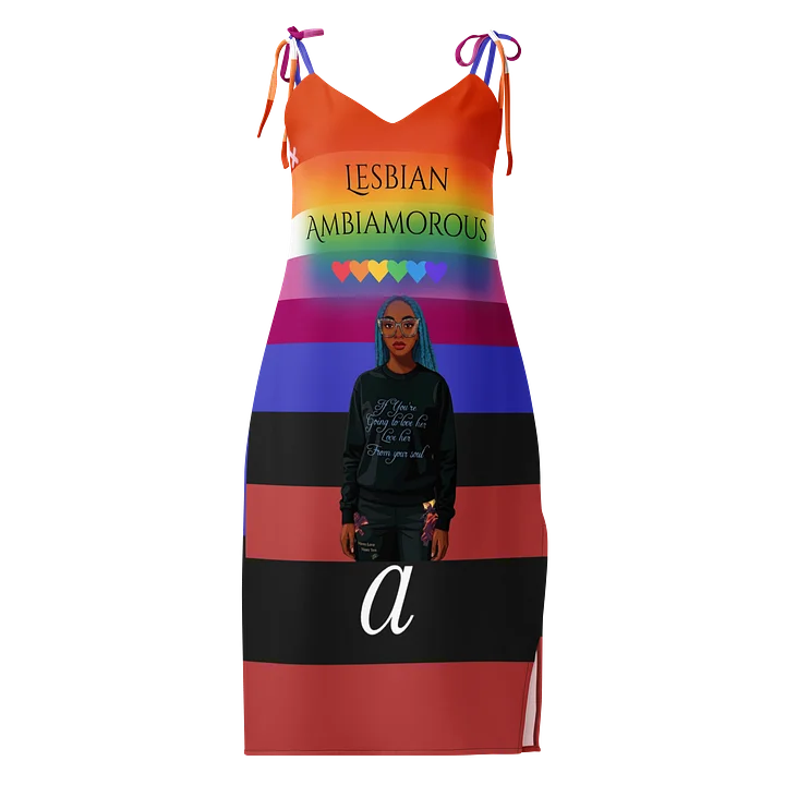 Lesbian Ambiamorous Pride Slip Dress product image (1)