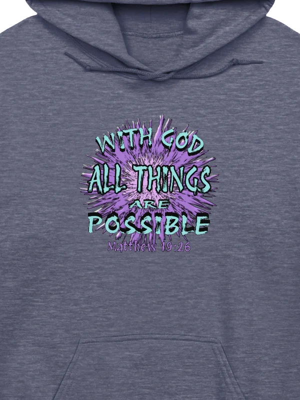 With God All Things Are Possible Hoodie product image (2)