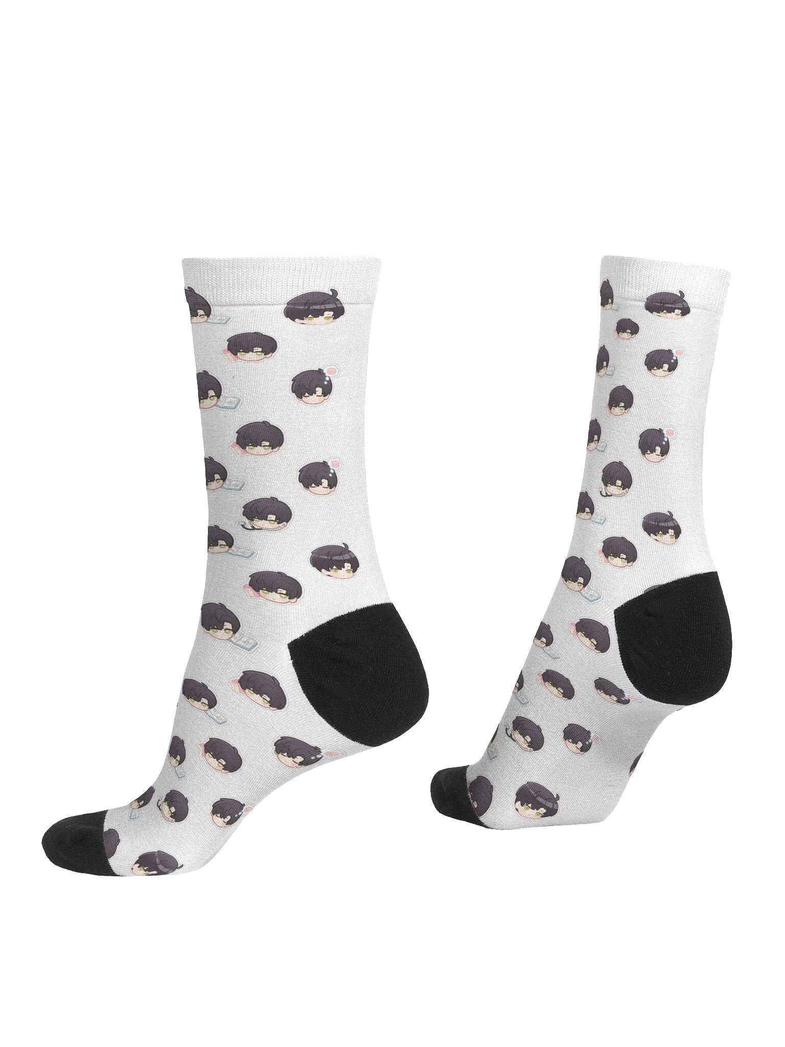 Zayne Chibi Pattern Socks product image (4)