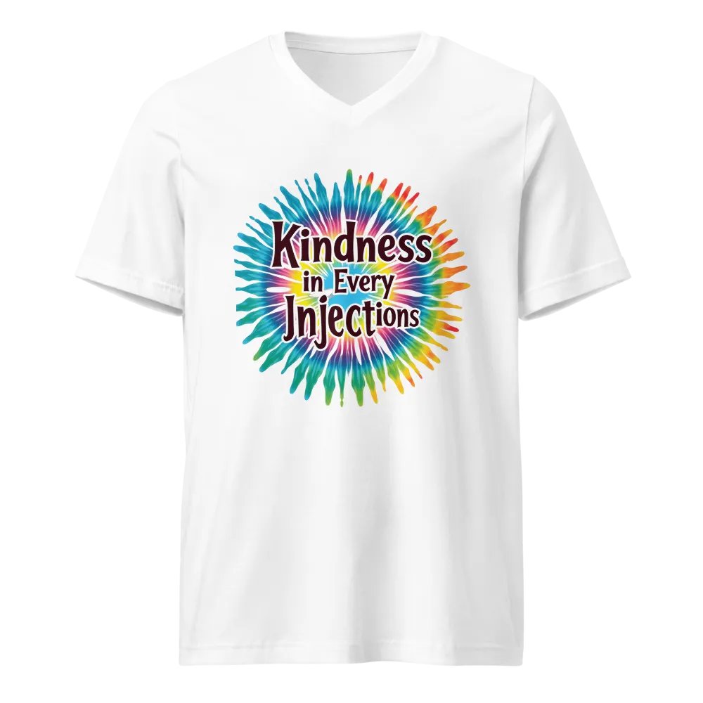 Kindness Tie-Dye V-Neck Tee product image (1)