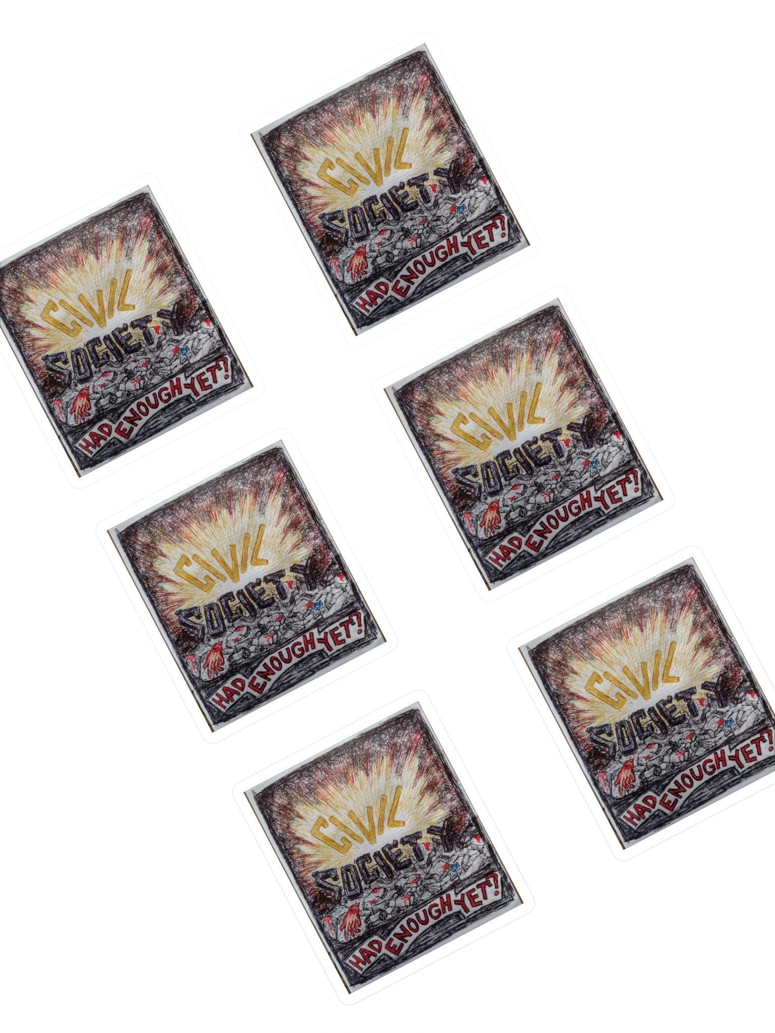 Civil Society Sticker Sheet product image (1)