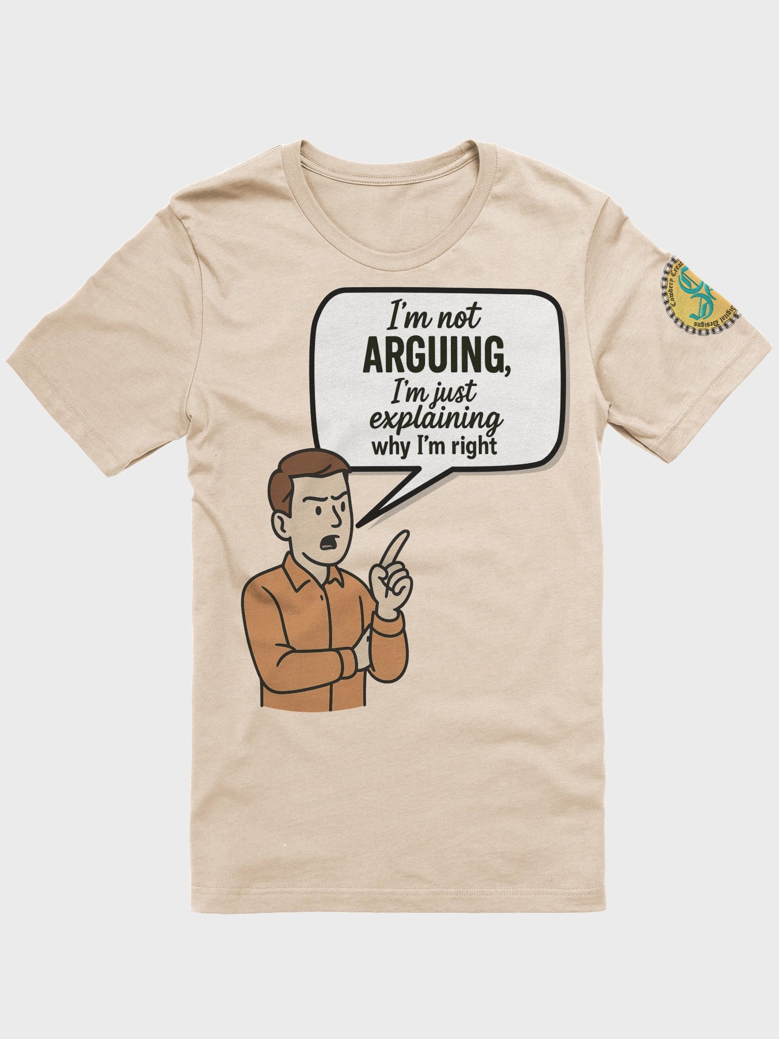 I'm not Arguing (Male) Bella+Canvas Supersoft T-Shirt Colors (7) product image (7)