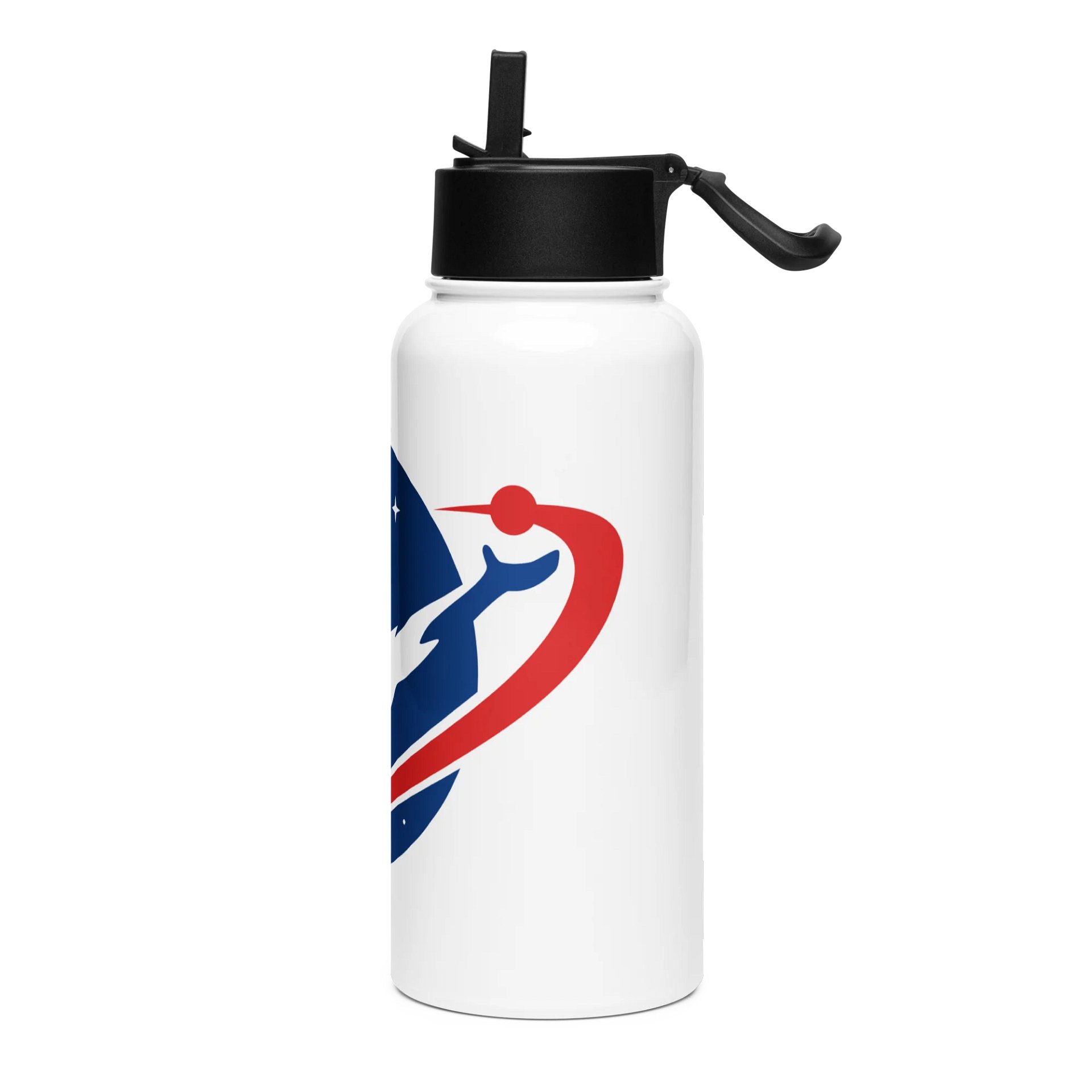 Stainless Steel Water Bottle with Straw – 32oz (950ml) product image (3)