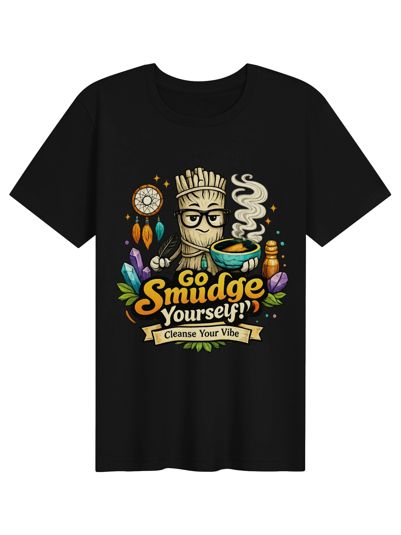 Go Smudge Yourself | Smudgy the Sage Graphic Tee product image (1)
