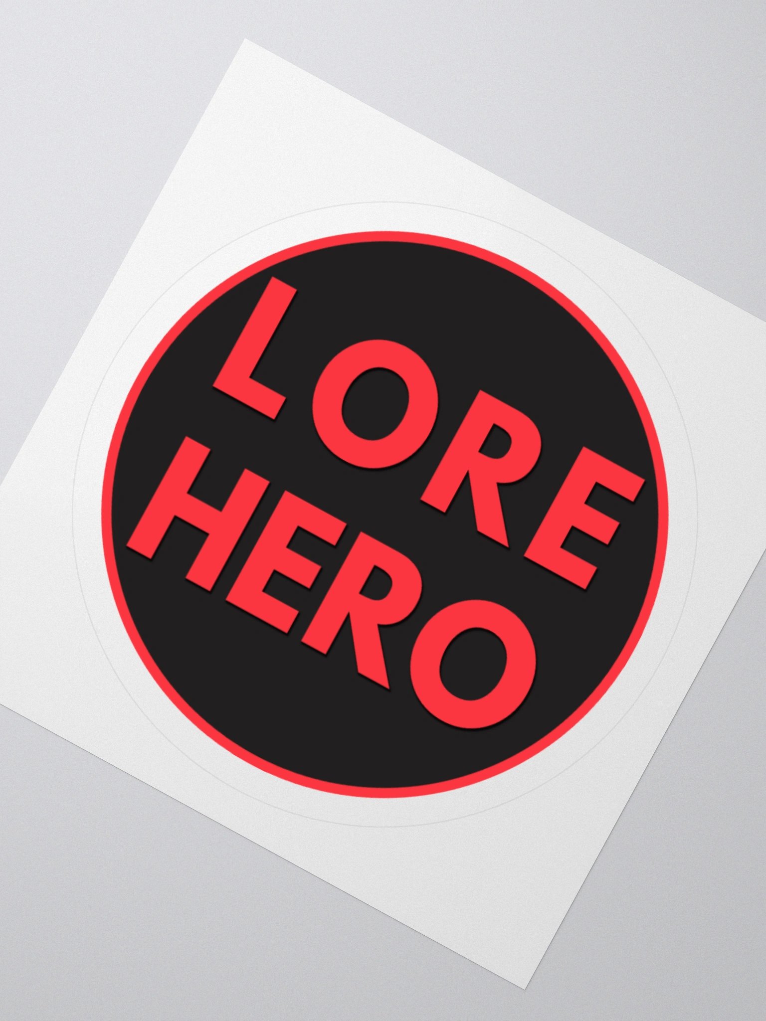 Lore Hero logo sticker product image (4)