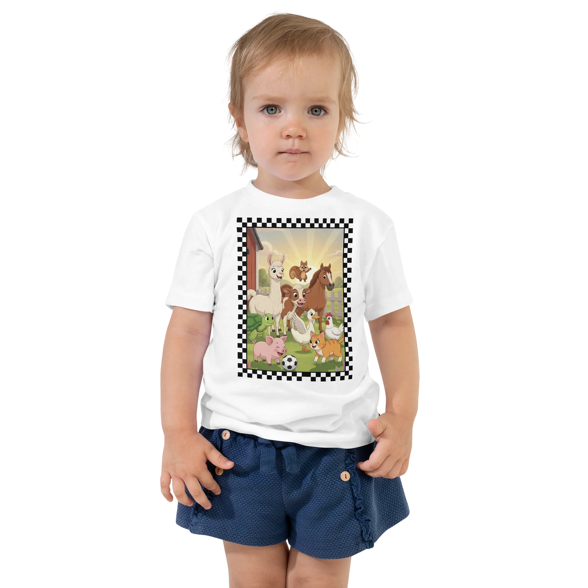 Cute Farm Animal Children’s T-shirt product image (1)