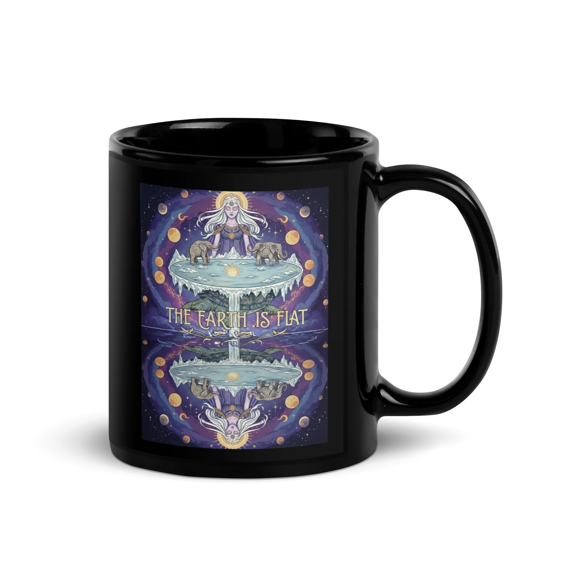 Celestial Flat Earth Mug product image (3)