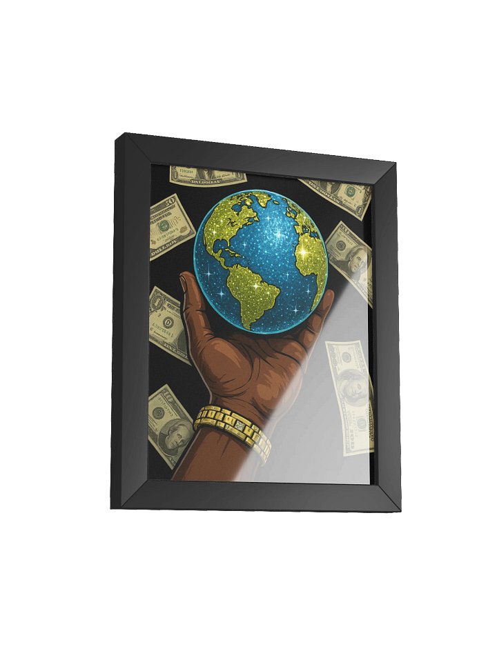 Who's World Is This Black Canvas Print product image (2)