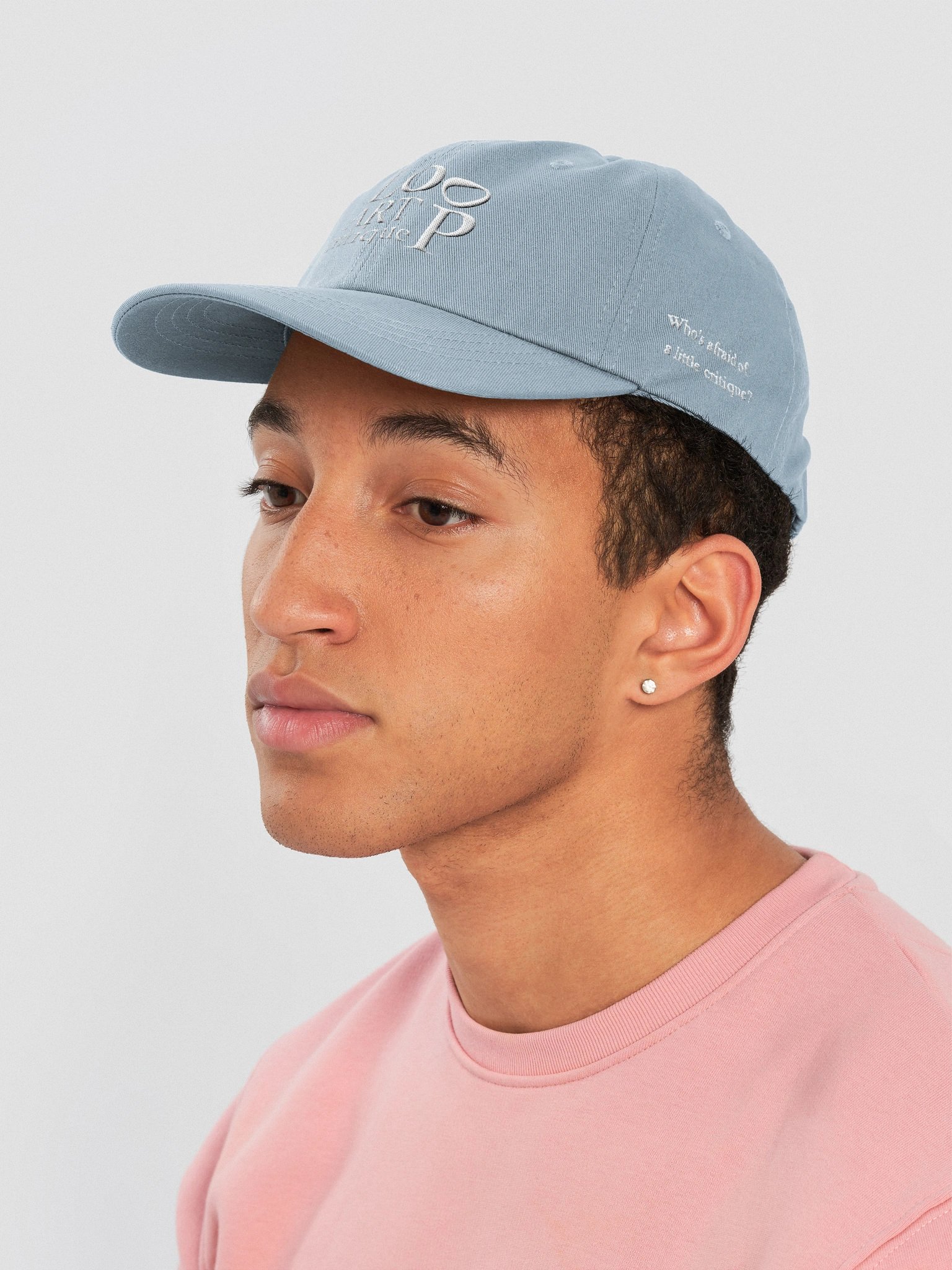 Logo hat, sky blue product image (7)