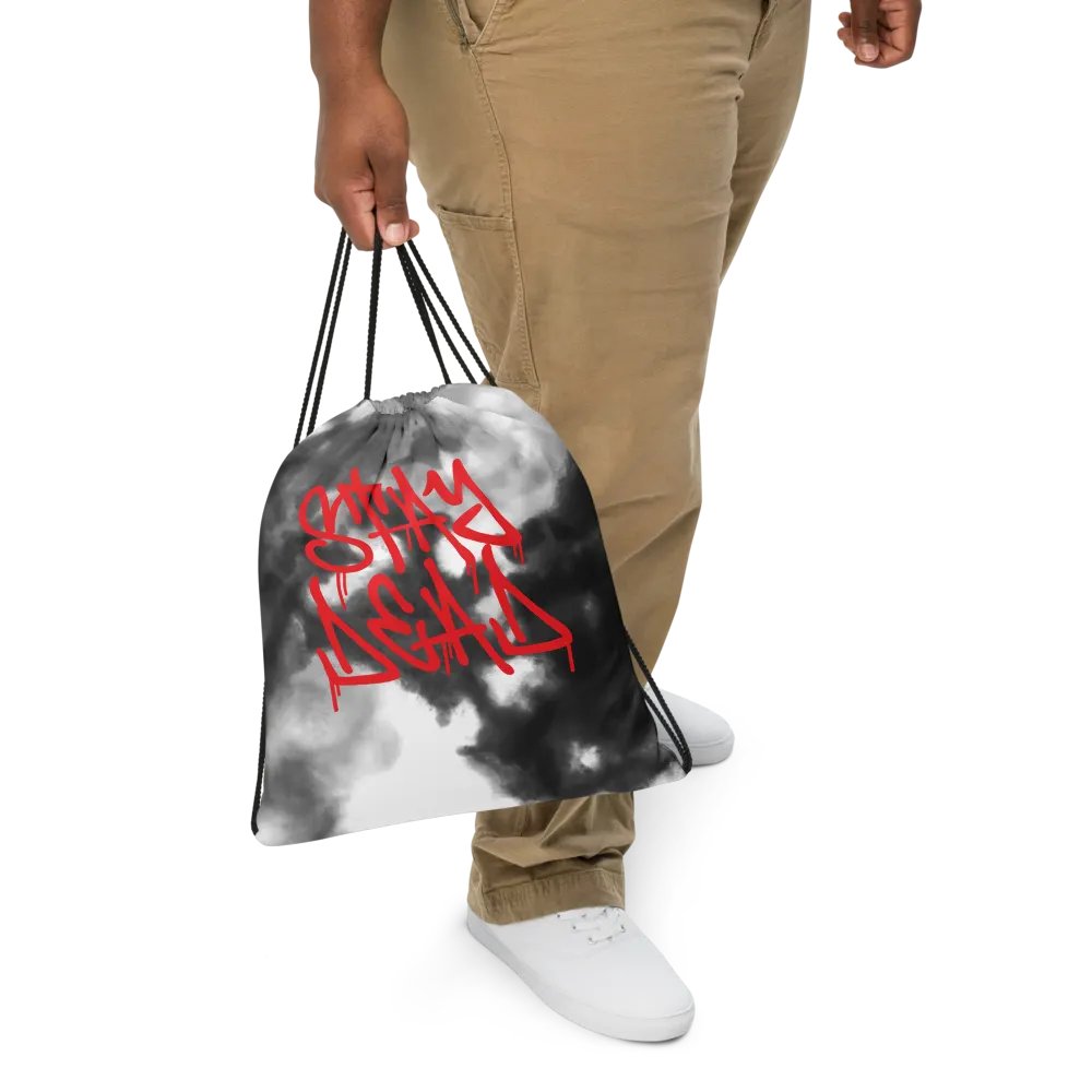 Stay Dead Drawstring Bag product image (5)