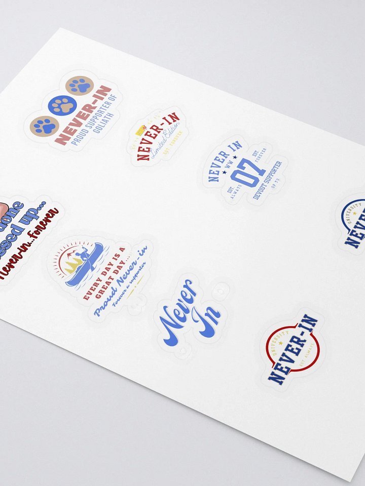SP TV, Never-in stickers product image (2)
