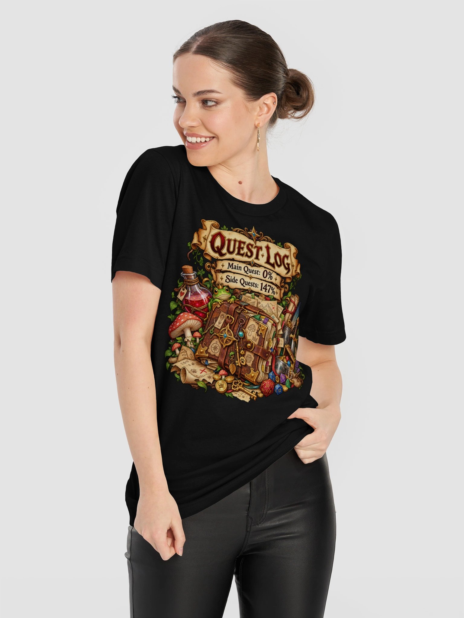 Quest Log Adventure RPG Tee product image (119)