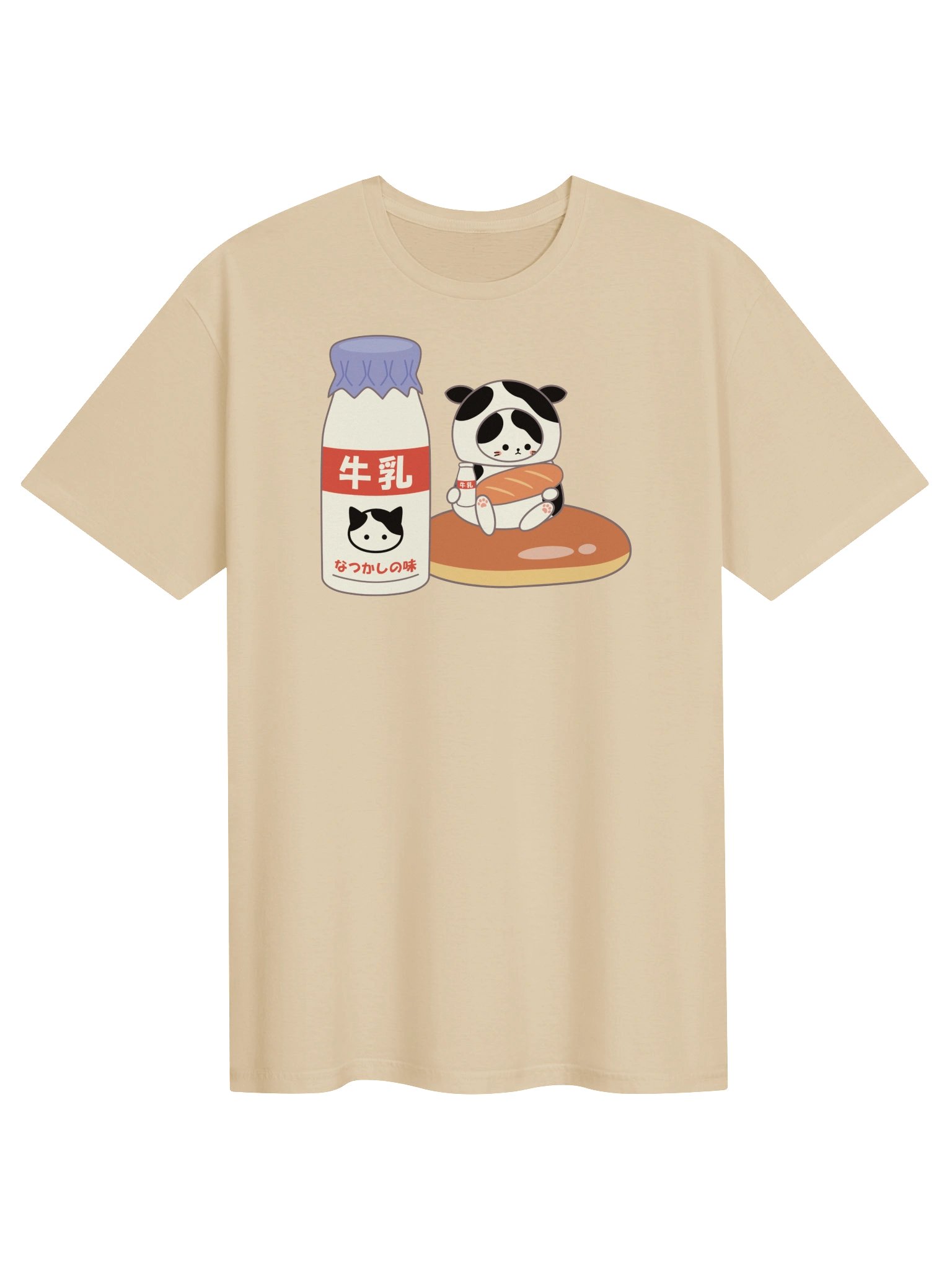 Milk Cat - Unisex Adult Super Soft Lightweight T-shirt product image (1)
